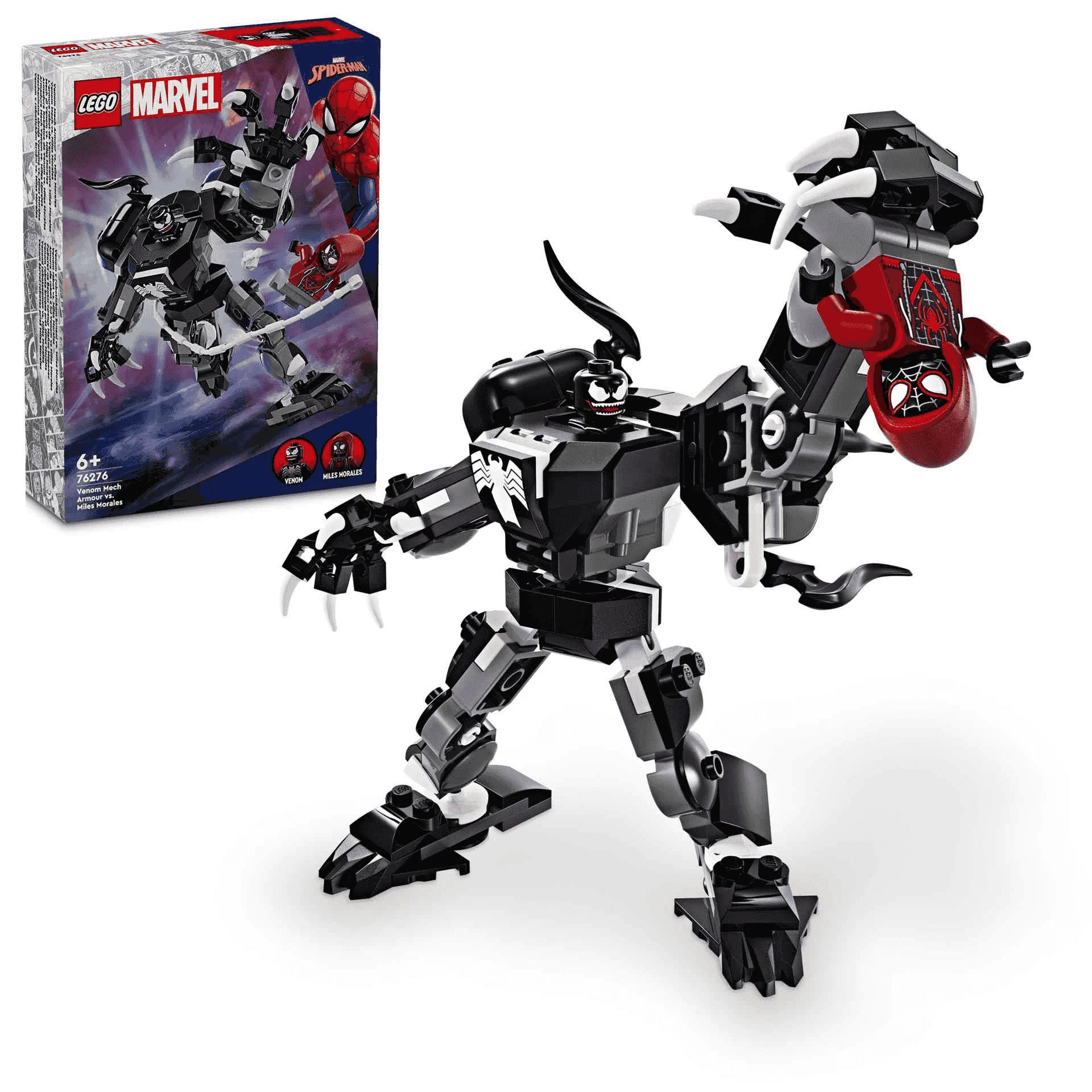 LEGO Marvel Armadura Robótica de Venom vs. Miles Morales 76276