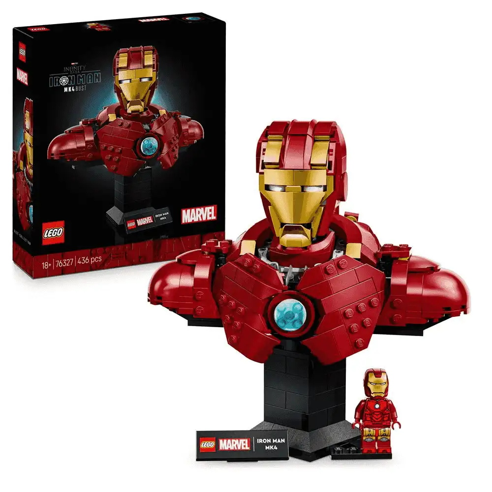 LEGO | Marvel Busto de Iron Man MK4 Maqueta 76327