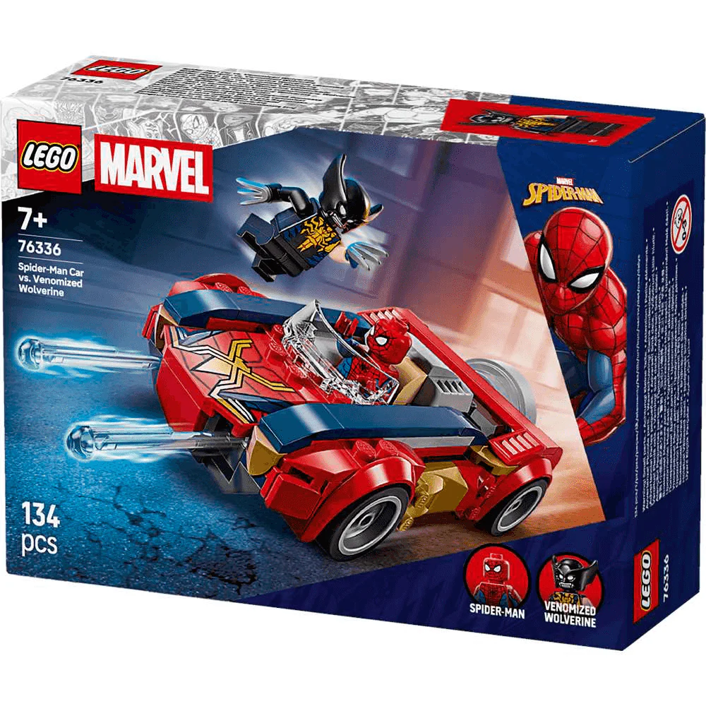 LEGO Marvel Coche de Spider-Man vs. Lobezno Venomizado 76336 - Image 3