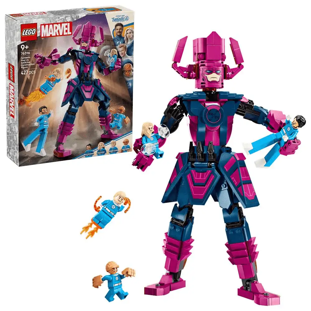 LEGO | Marvel Cuatro Fantásticos vs. Figura para Construir de Galactus 76316