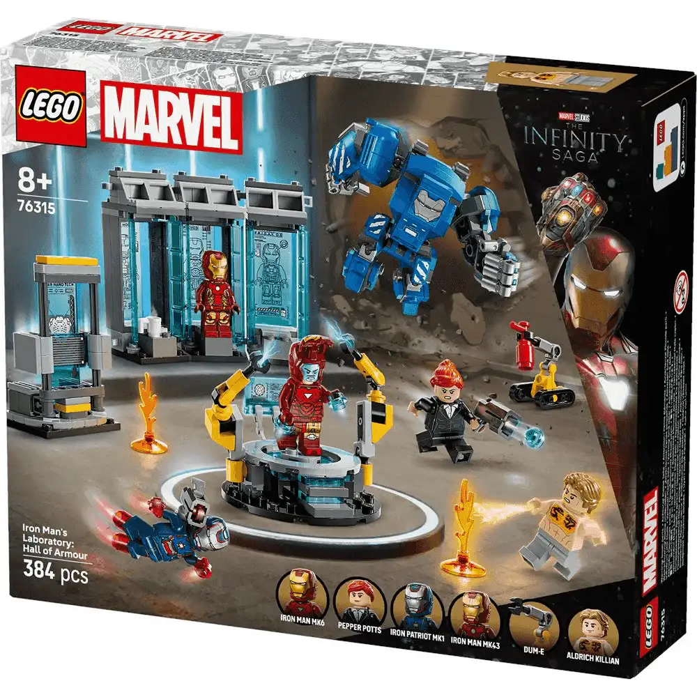 LEGO | Marvel Laboratorio de Iron Man: Sala de Armaduras 76315