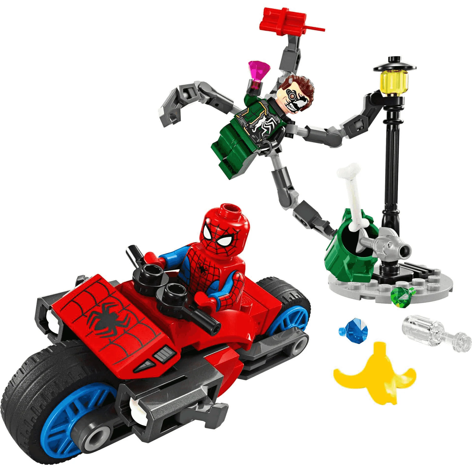 LEGO Marvel Persecución en Moto: Spider-Man vs. Doc Ock 76275 - Image 2