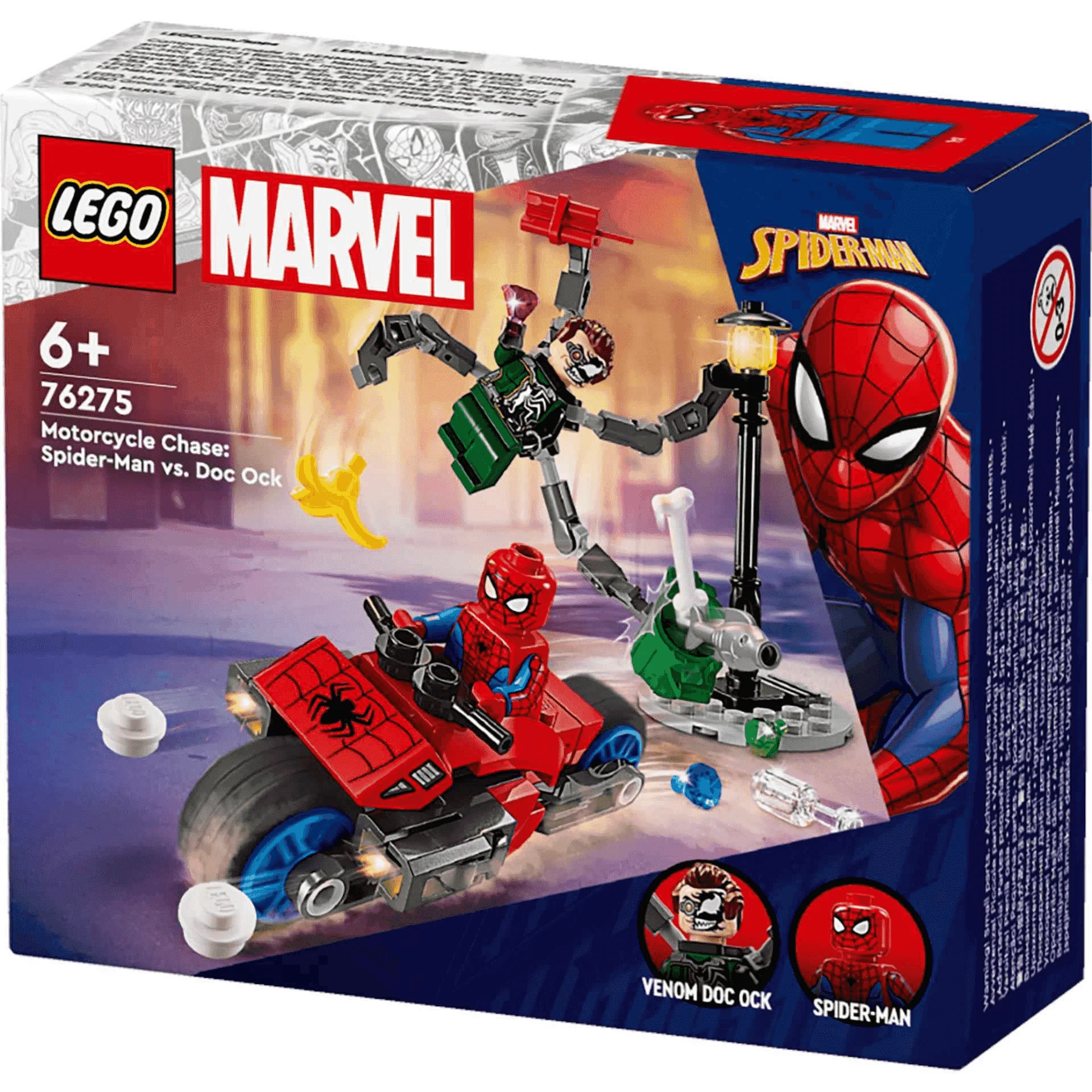 LEGO Marvel Persecución en Moto: Spider-Man vs. Doc Ock 76275 - Image 4