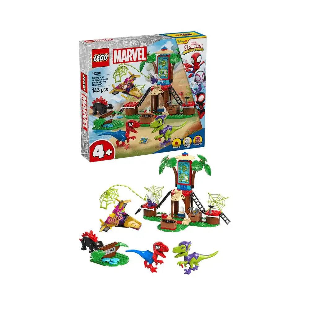 LEGO Marvel Spidey y su Superequipo Spidey y Gobby: Batalla de Raptores en la Base de la Casa del Ár - Image 3