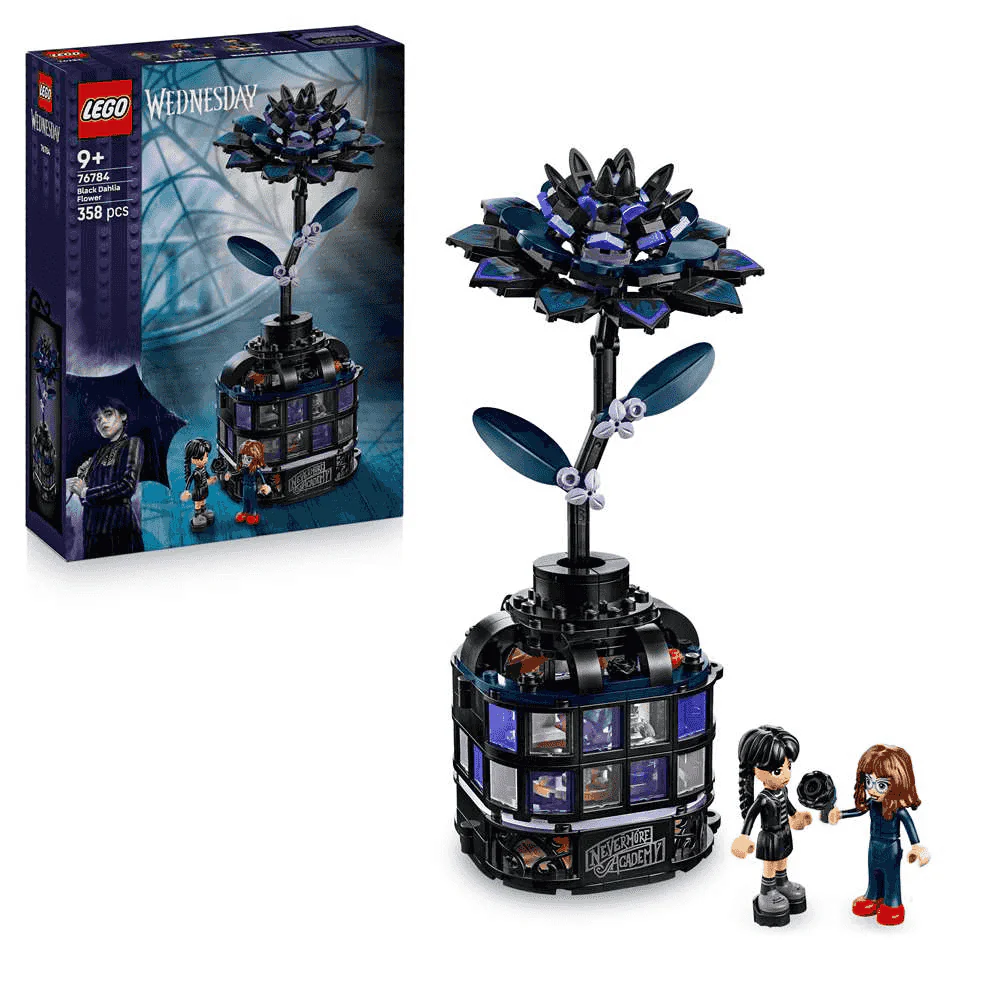 LEGO Miércoles Dalia Negra Regalo de Halloween Planta 76784 (358 piezas) - 9+ años - Image 2