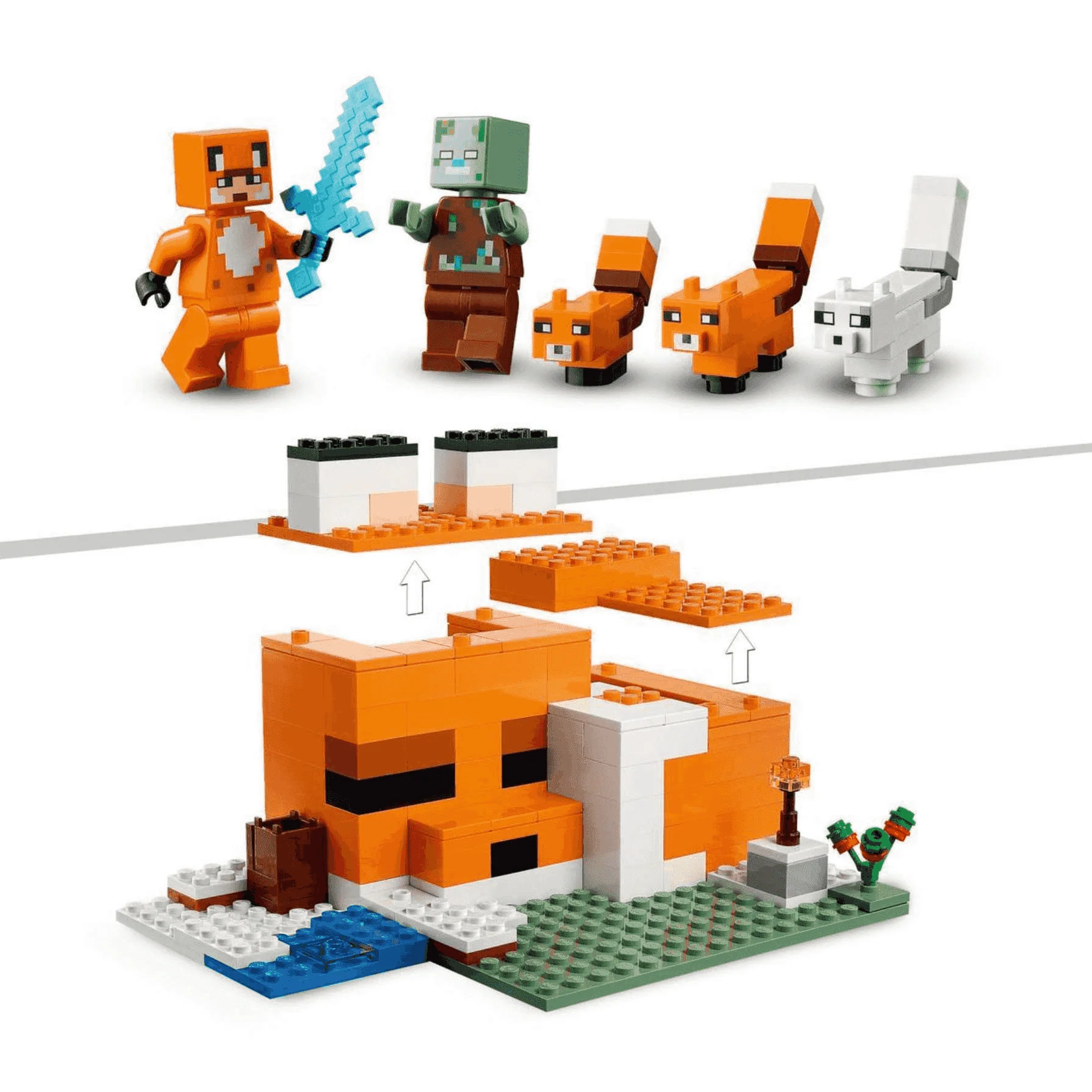 LEGO Minecraft 21178 El Refugio-Zorro (193 piezas) - Image 5