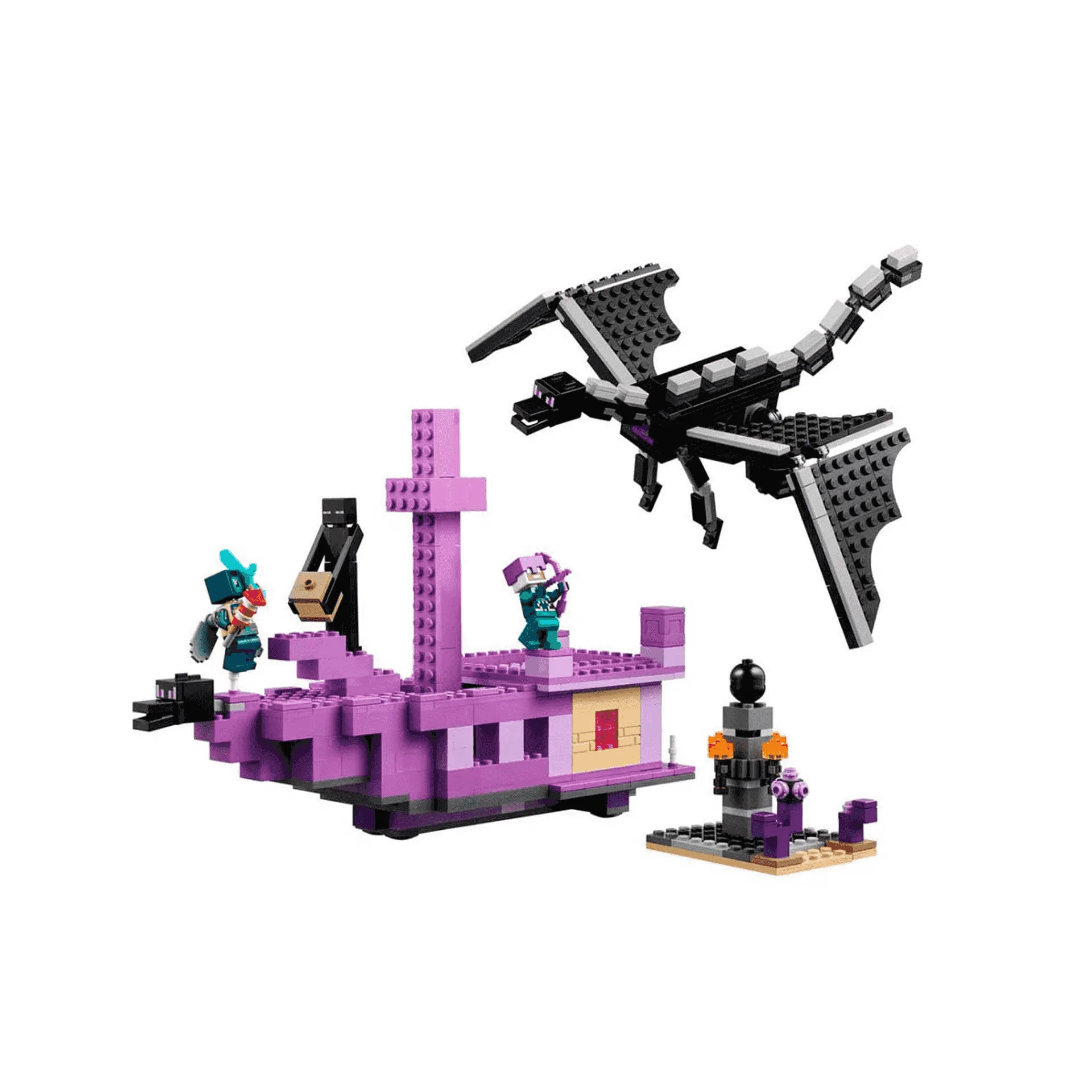 LEGO Minecraft El Dragón Ender y el Barco del End - Image 2