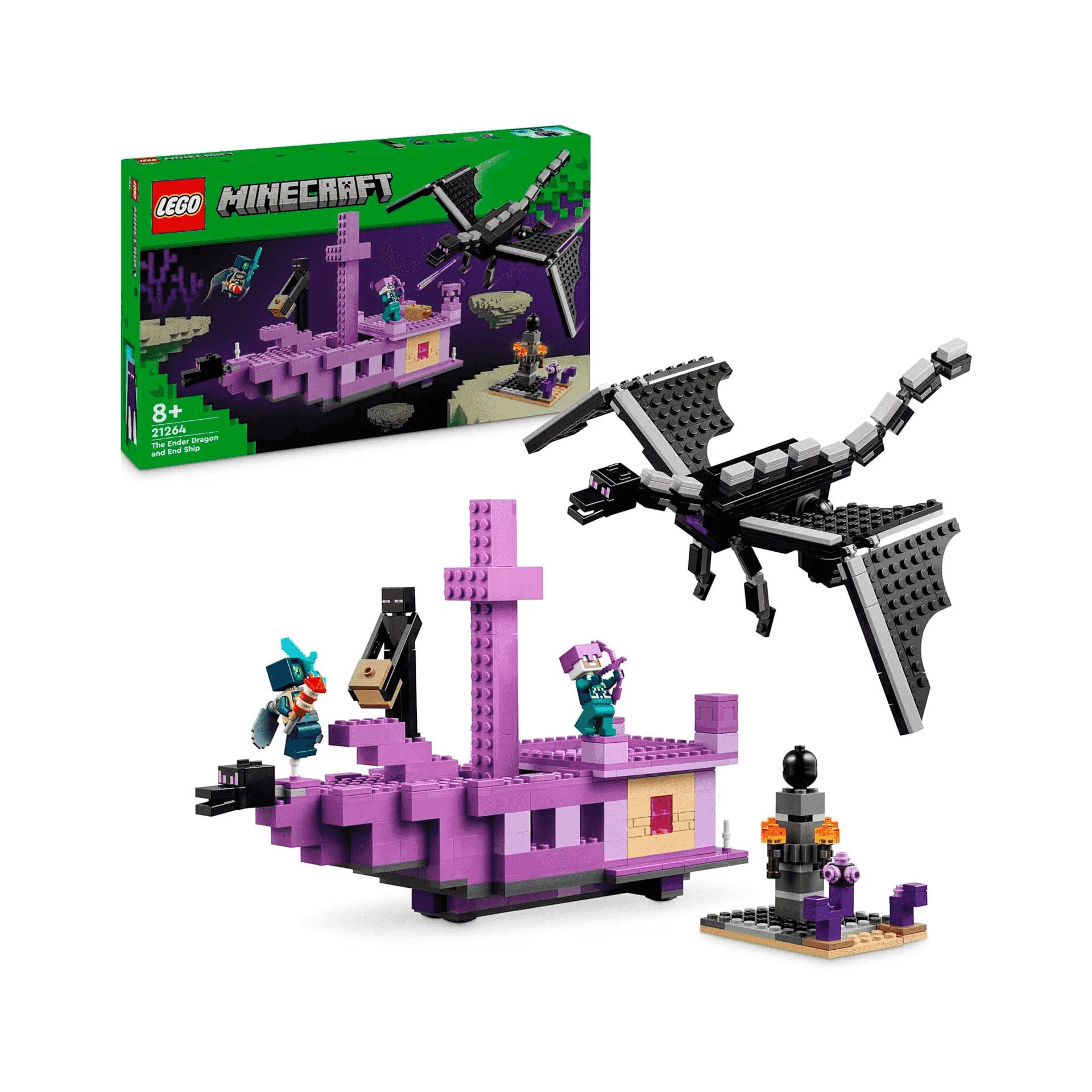 LEGO Minecraft El Dragón Ender y el Barco del End - Image 3