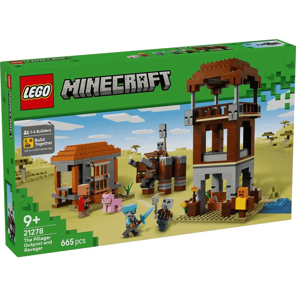 LEGO Minecraft El Puesto de Avanzada de los Saqueadores y el Devastador 21278 - Image 3