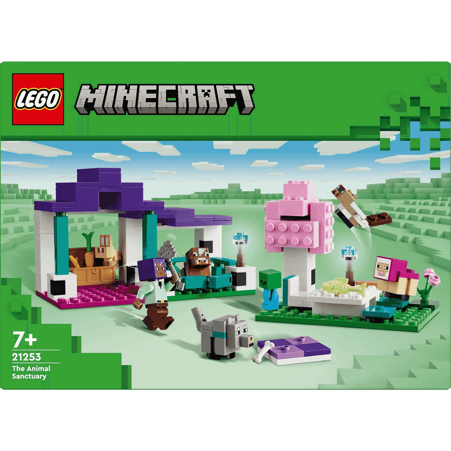 LEGO Minecraft El Santuario de Animales Set 21253 - Image 3