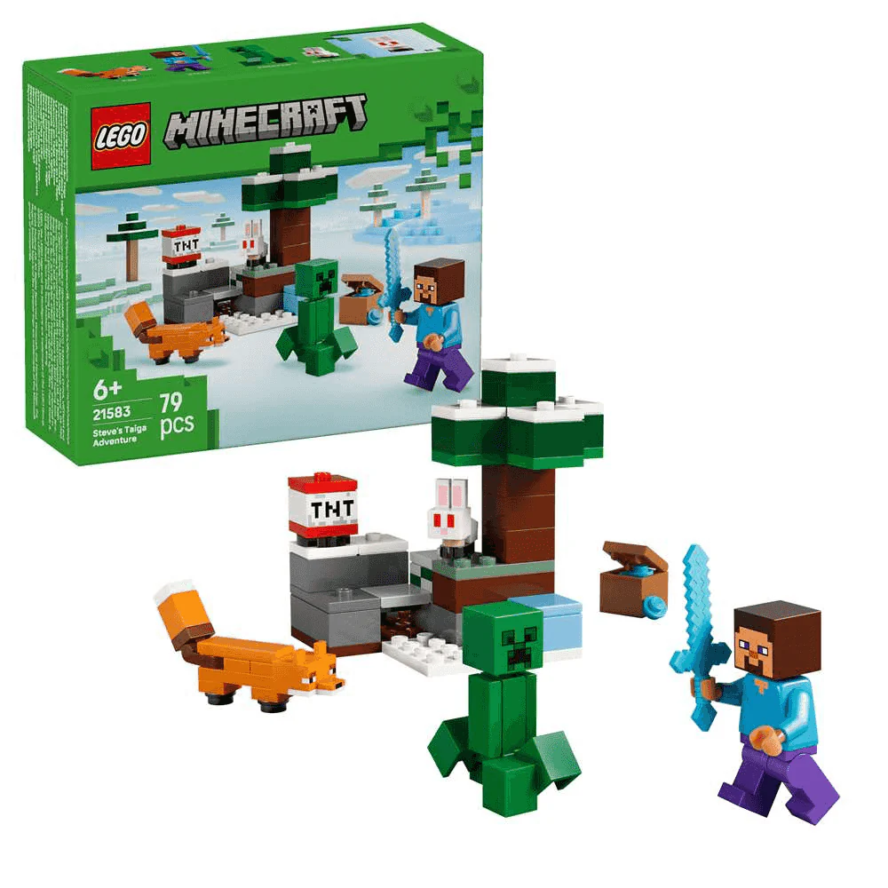 LEGO Minecraft La Aventura de Steve en la Taiga 21583 - Image 2
