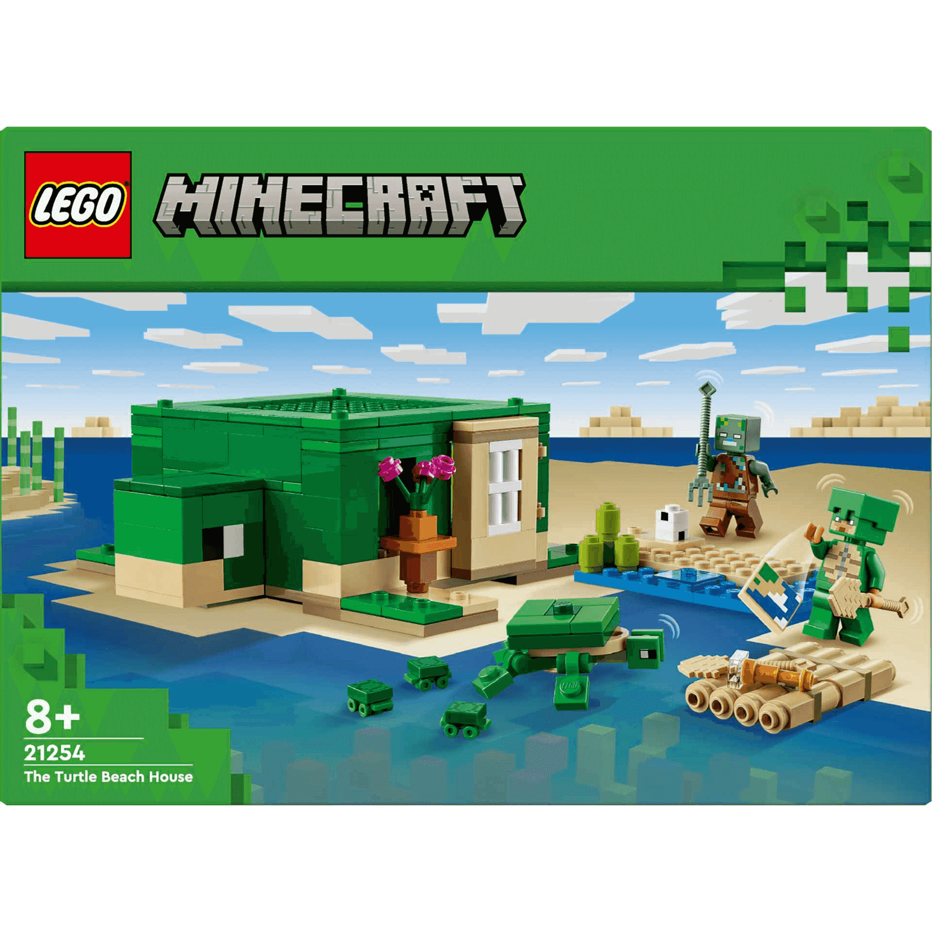 LEGO Minecraft La Casa-Tortuga de la Playa Modelo 21254 - Image 3