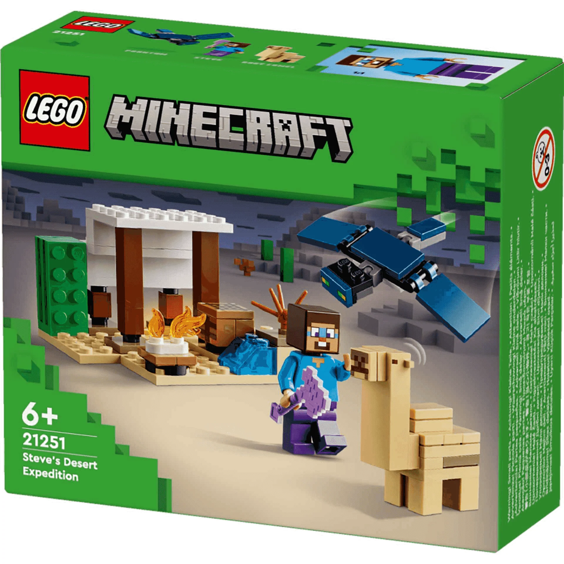 LEGO Minecraft La Expedición de Steve al Desierto Set 21251 - Image 4
