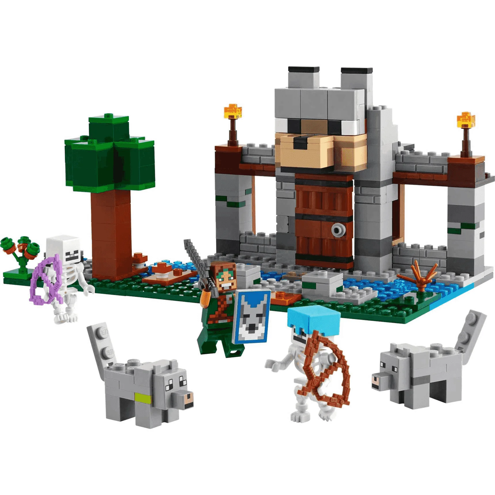 LEGO Minecraft La Fortaleza-Lobo Juego 21261