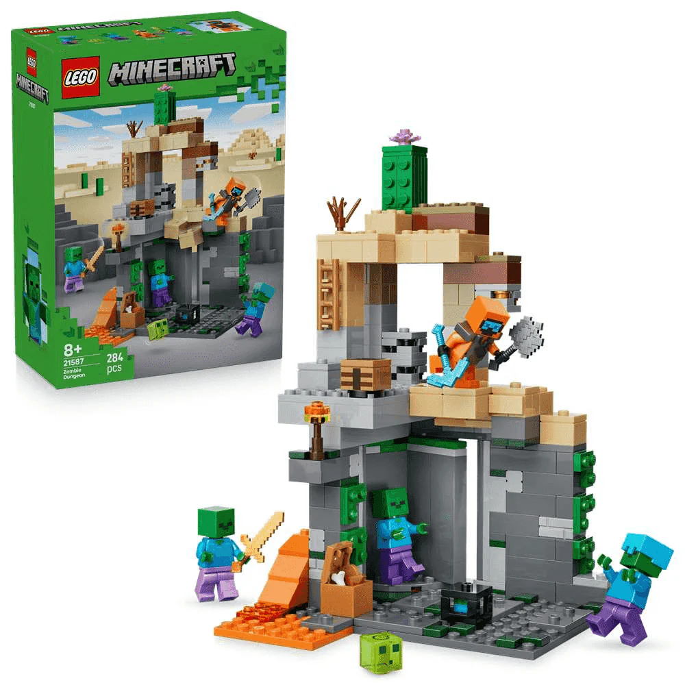 LEGO Minecraft La Mazmorra de Zombis Juguete 21587 - Image 2