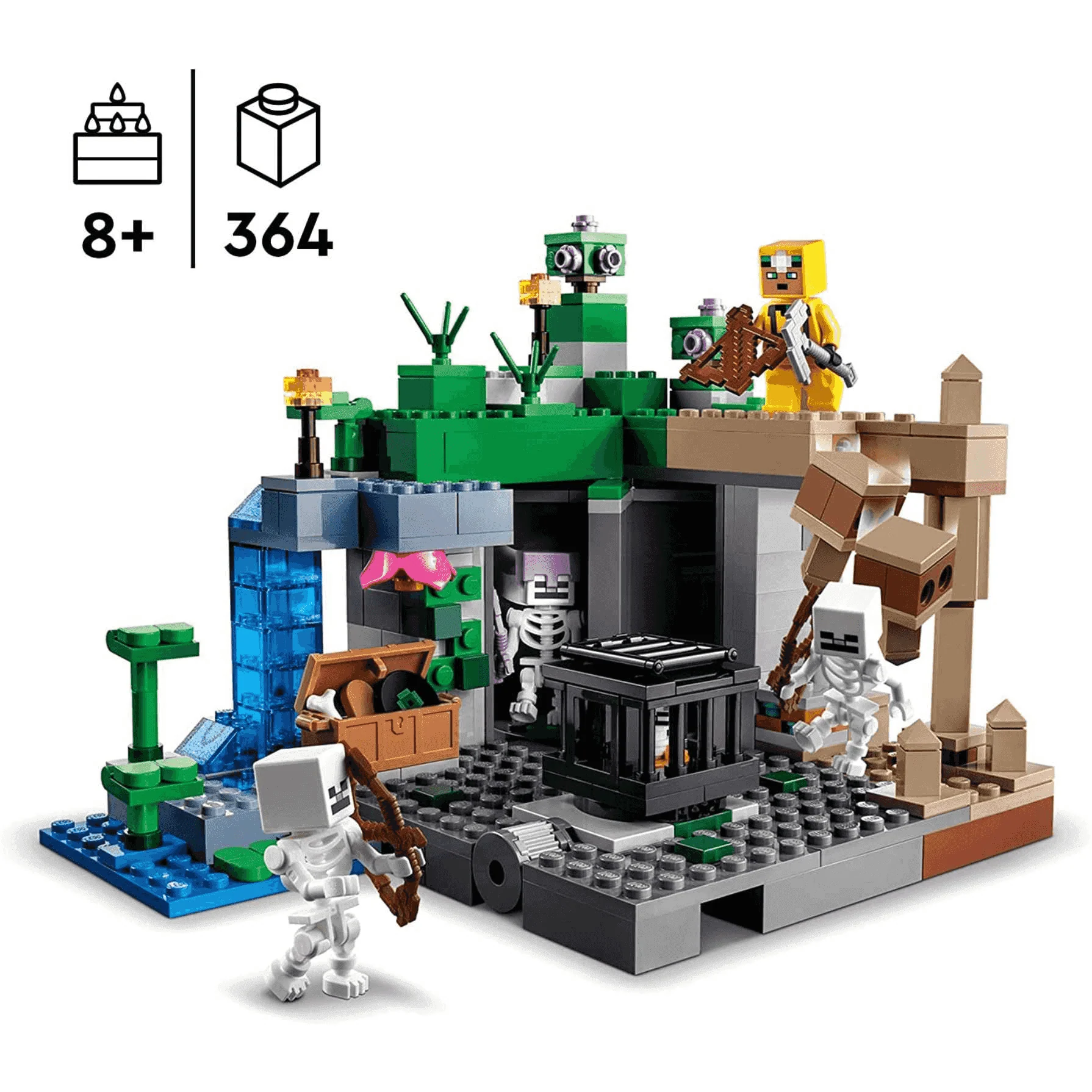 LEGO Minecraft La Mazmorra del Esqueleto 21189 - Image 4