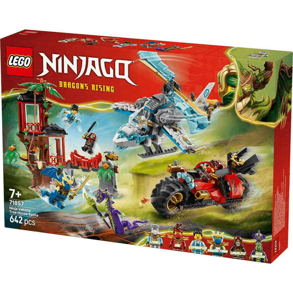 LEGO NINJAGO Batalla de Vehículos Ninja Junto a la Casa del Árbol 71857 - Image 3
