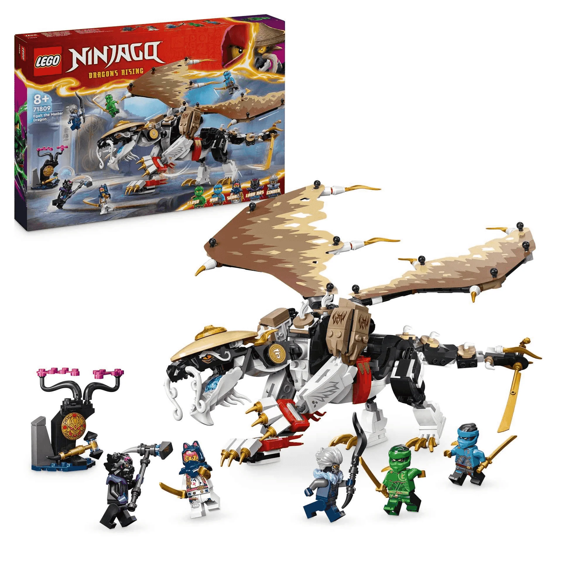 LEGO NINJAGO Dragón Maestro Egalt Juguete de héroes 71809