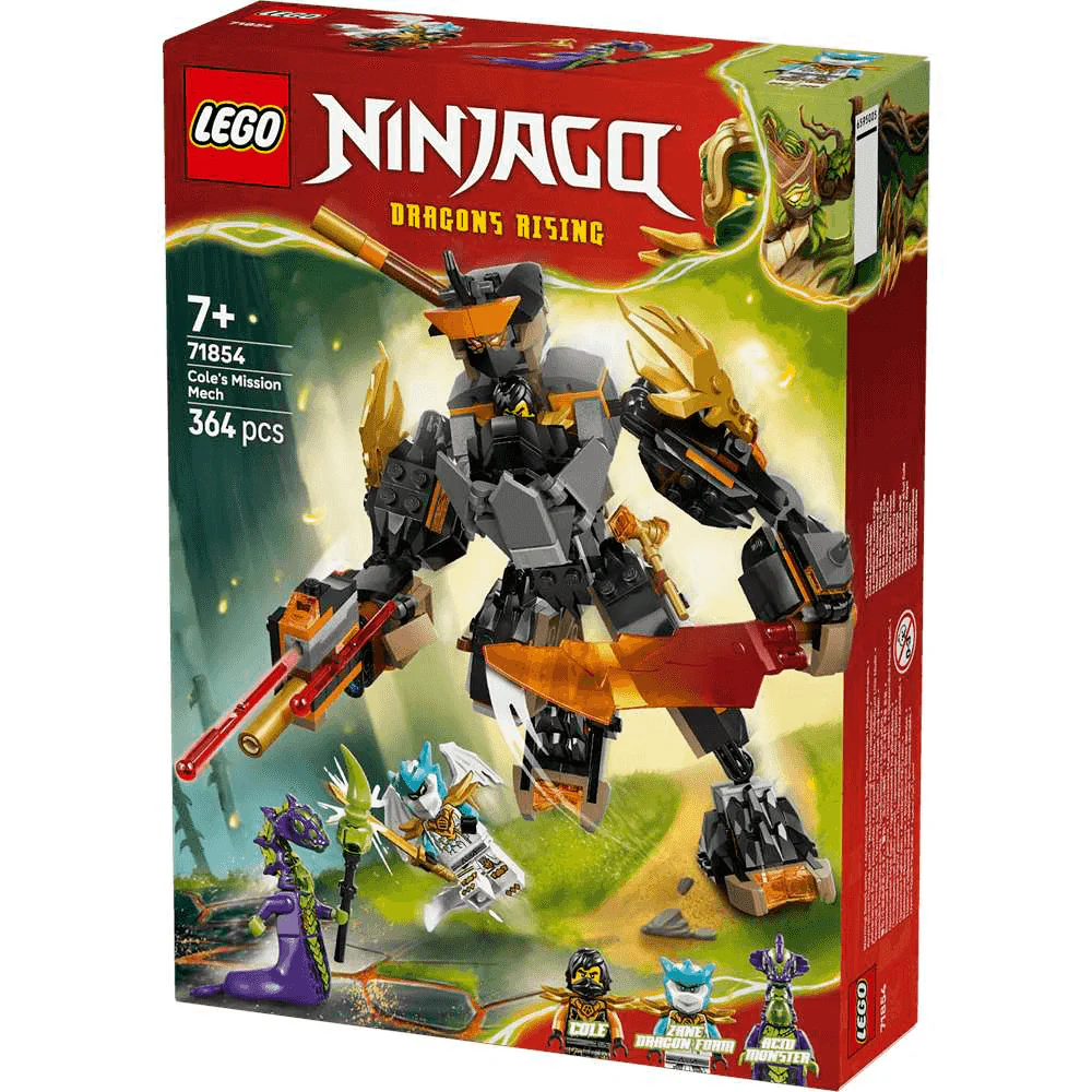 LEGO Ninjago Meca de Misión de Cole y Zane Dragón – Set de construcción (71854) - Image 3