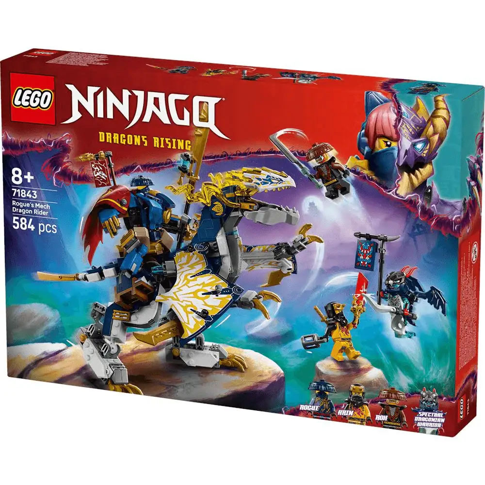 LEGO NINJAGO Meca de Rogue y Dragón Juguete Ninja 71843
