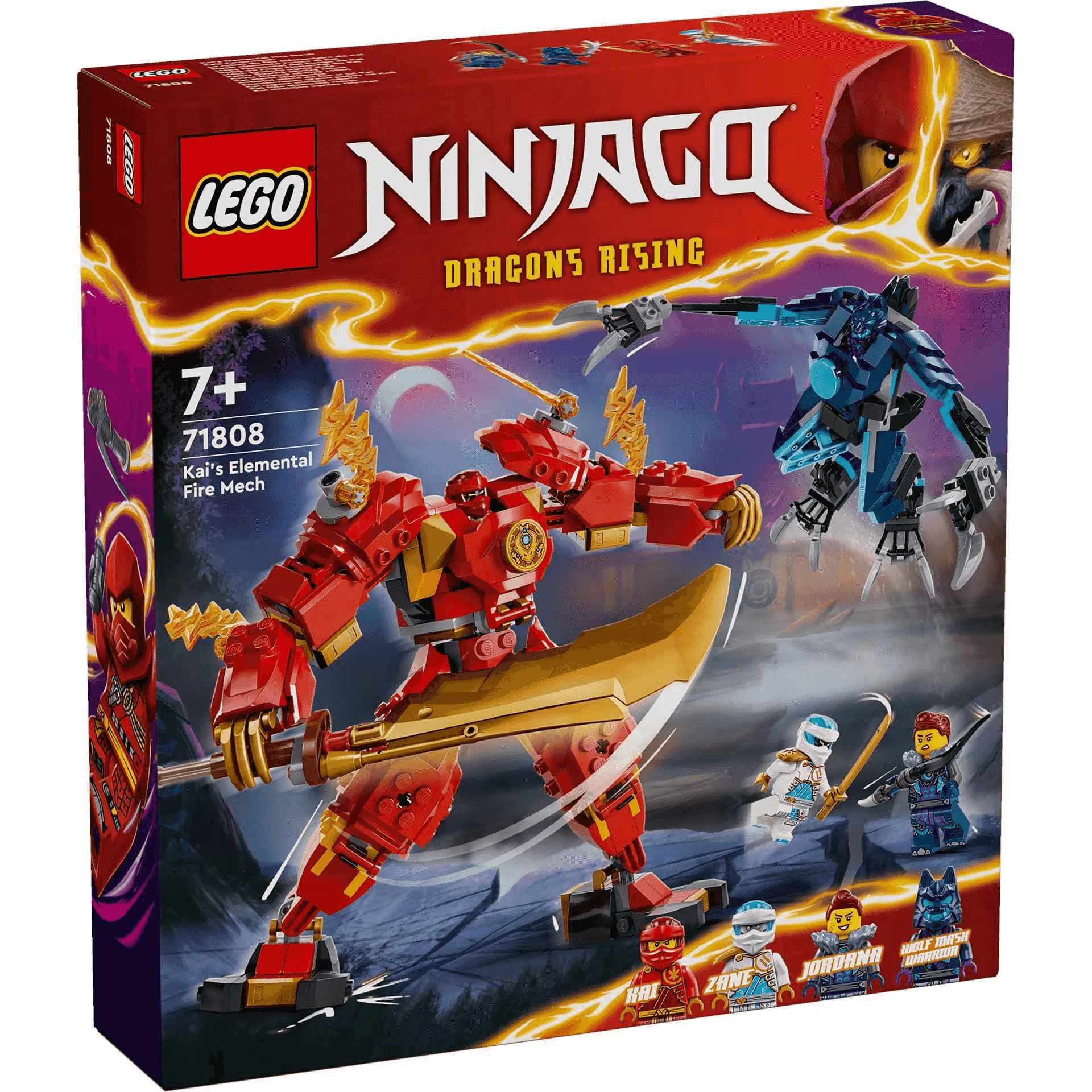 LEGO NINJAGO Meca Elemental del Fuego de Kai Juguete 71808 - Image 5