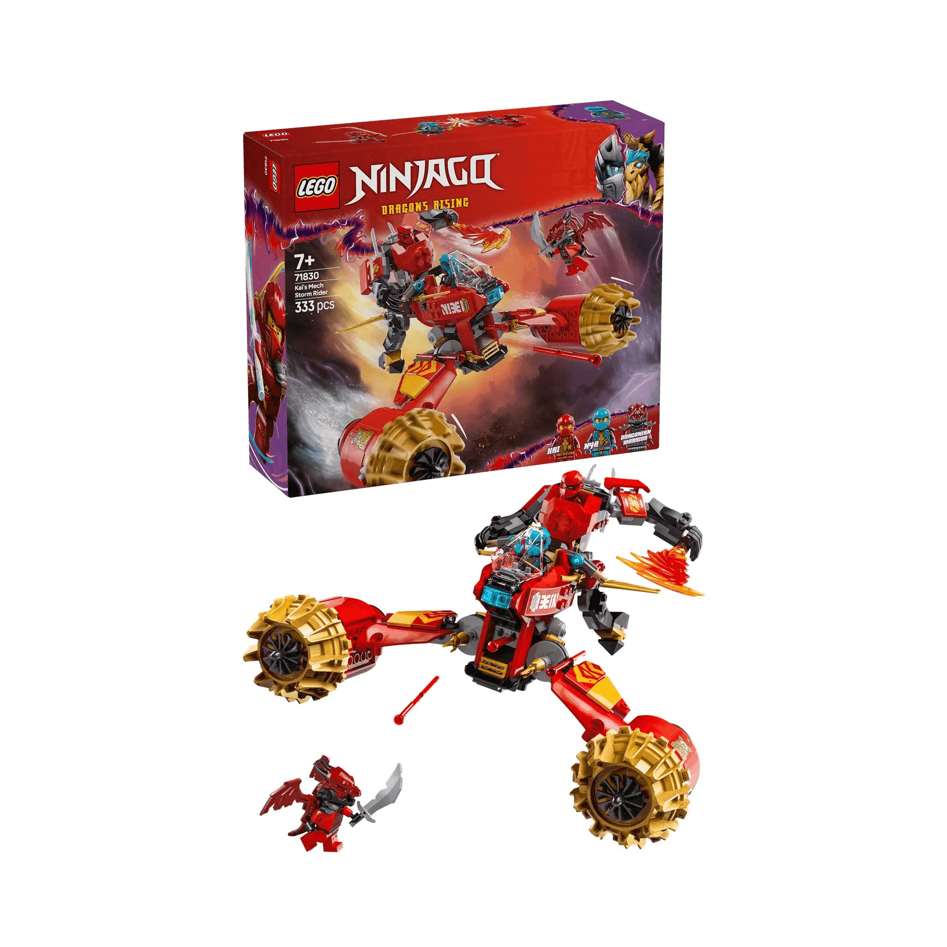 LEGO NINJAGO Moto-Meca de la Tormenta de Kai Juguete 71830 - Image 2