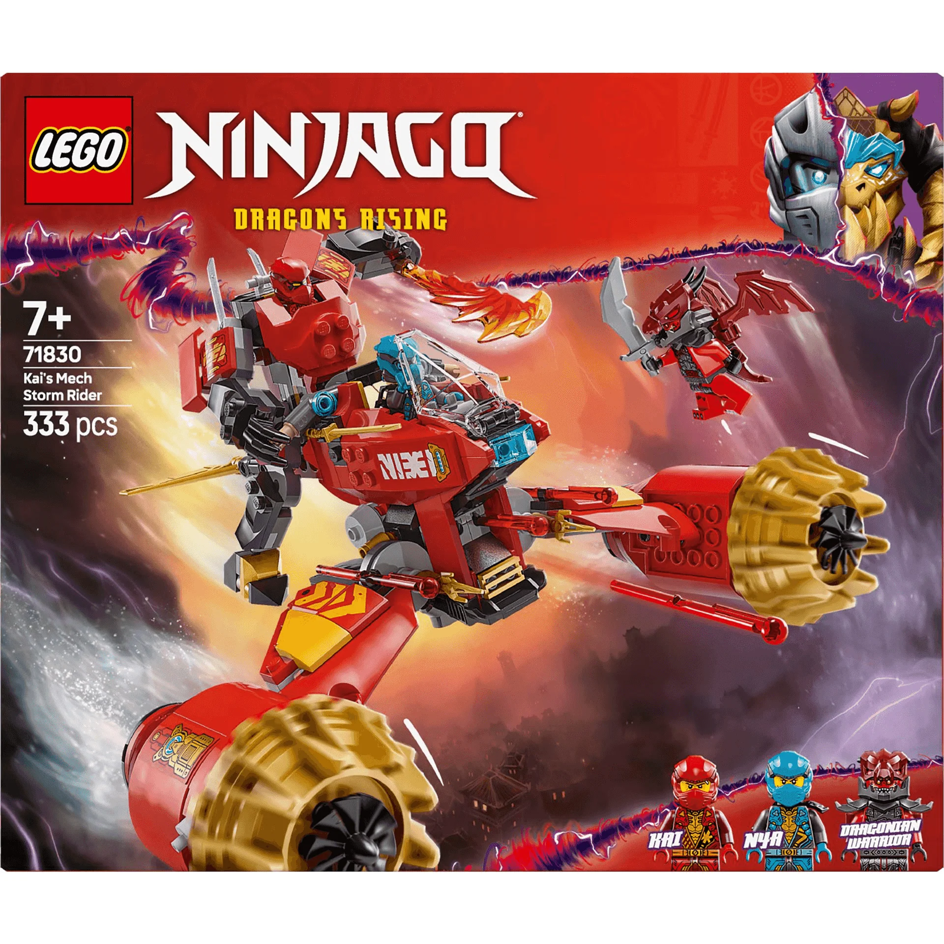 LEGO NINJAGO Moto-Meca de la Tormenta de Kai Juguete 71830 - Image 3