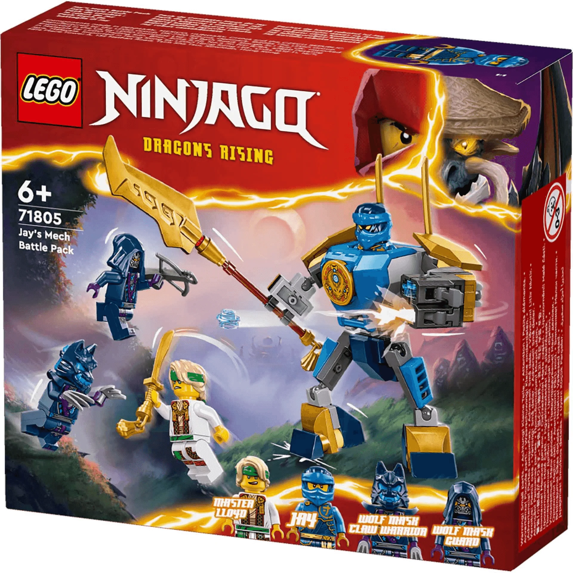 LEGO NINJAGO Pack de Combate: Meca de Jay Juguete ninja 71805 - Image 4