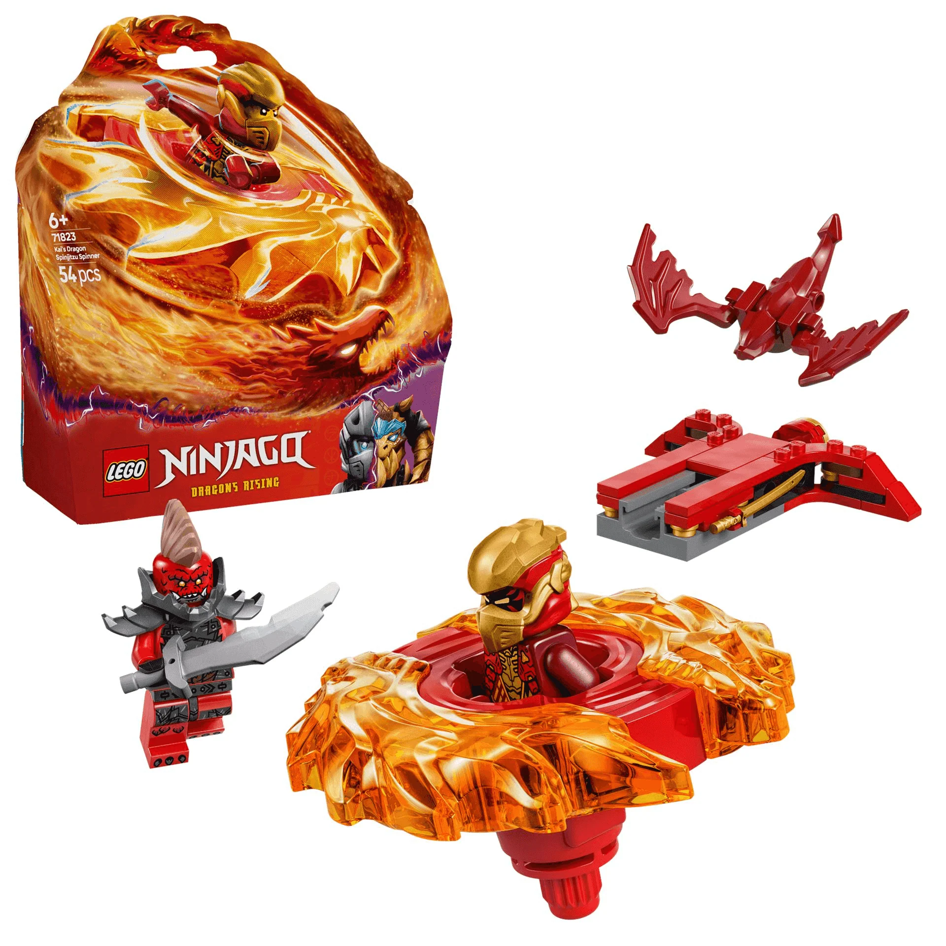 LEGO NINJAGO Spinner de Spinjitzu del Dragón de Kai 71823
