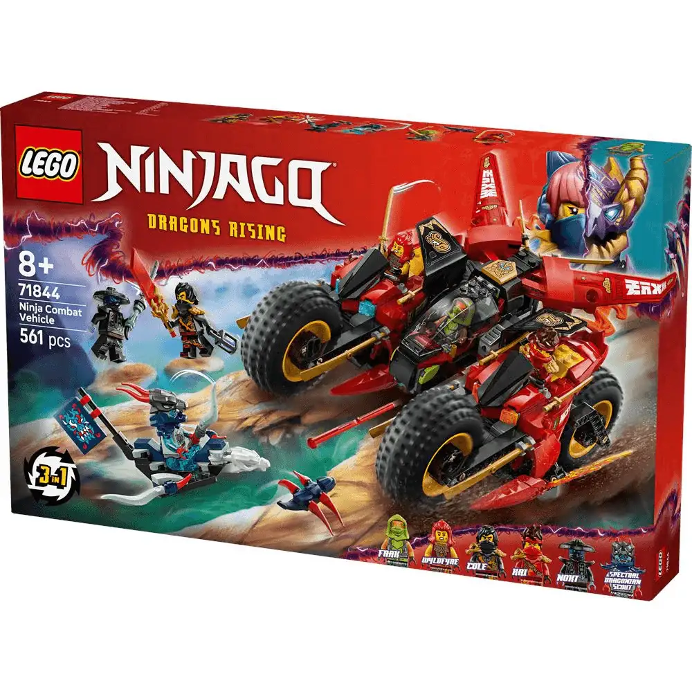 LEGO NINJAGO Vehículo de Combate Ninja Set “3 en 1” 71844