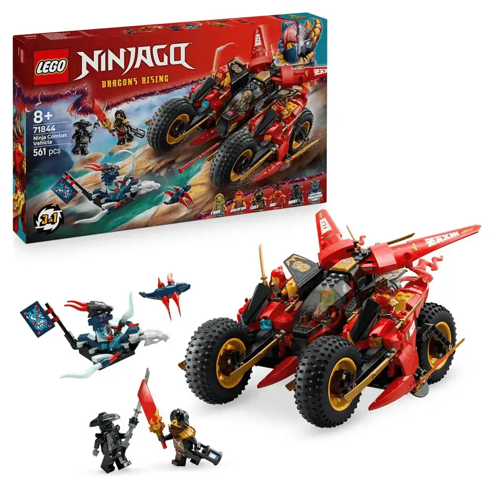 LEGO NINJAGO Vehículo de Combate Ninja Set “3 en 1” 71844 - Image 3