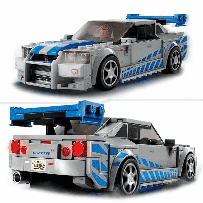 LEGO Speed Champions 76917 Nissan Skyline GT-R (R34) de 2 Fast 2 Furious (319 piezas) - Image 6