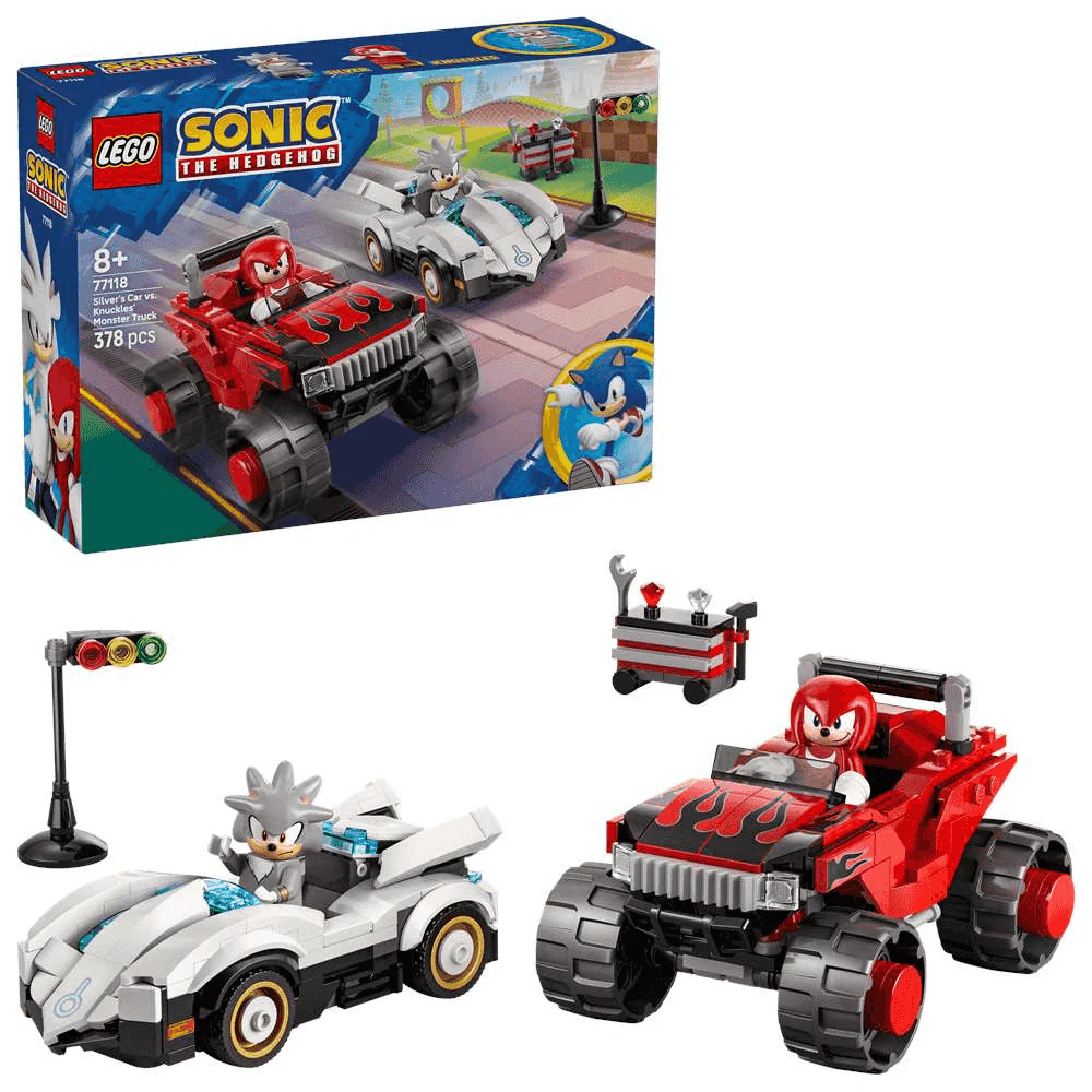 LEGO Sonic the Hedgehog Coche de Silver vs. Monster Truck de Knuckles 77118 - Image 2