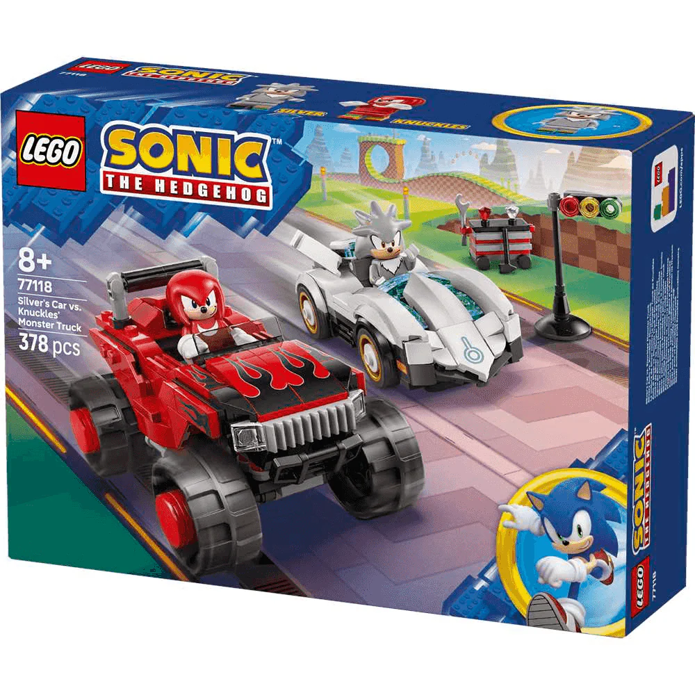 LEGO Sonic the Hedgehog Coche de Silver vs. Monster Truck de Knuckles 77118 - Image 3