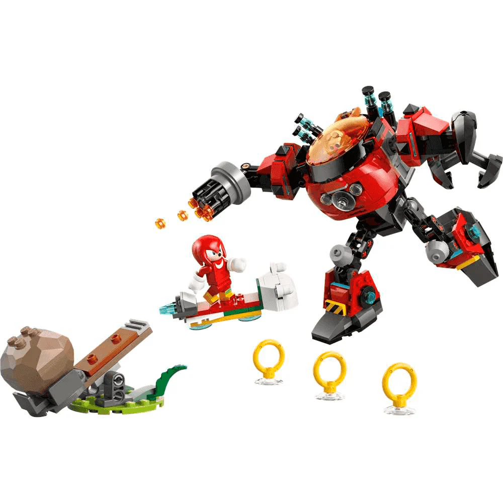 LEGO Sonic the Hedgehog Knuckles vs. Meca Egg Crusher del Dr. Eggman 77005 - 8+ años
