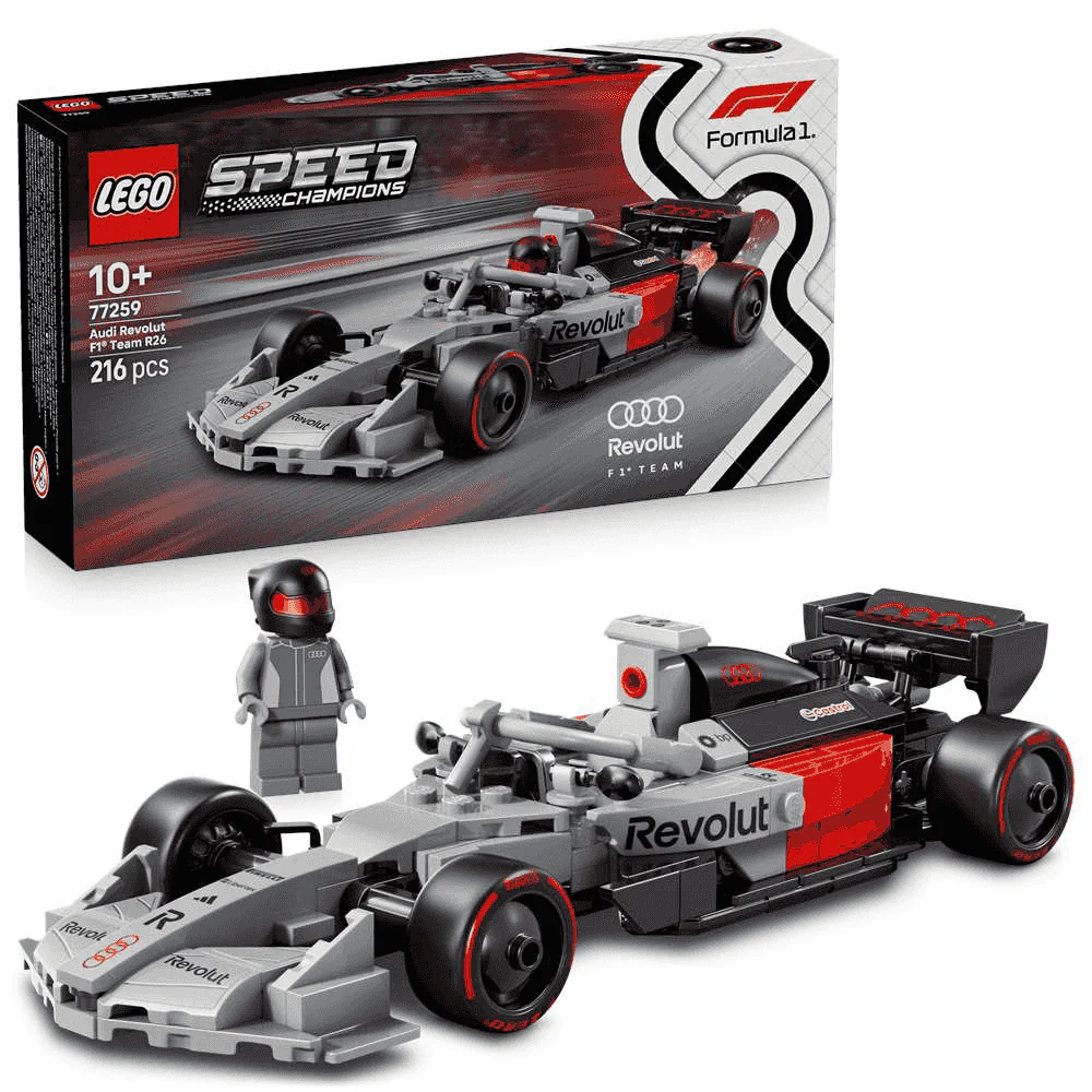 LEGO Speed Champions Coche de Carreras Audi Revolut F1 Team R26 – 77259 - Image 2