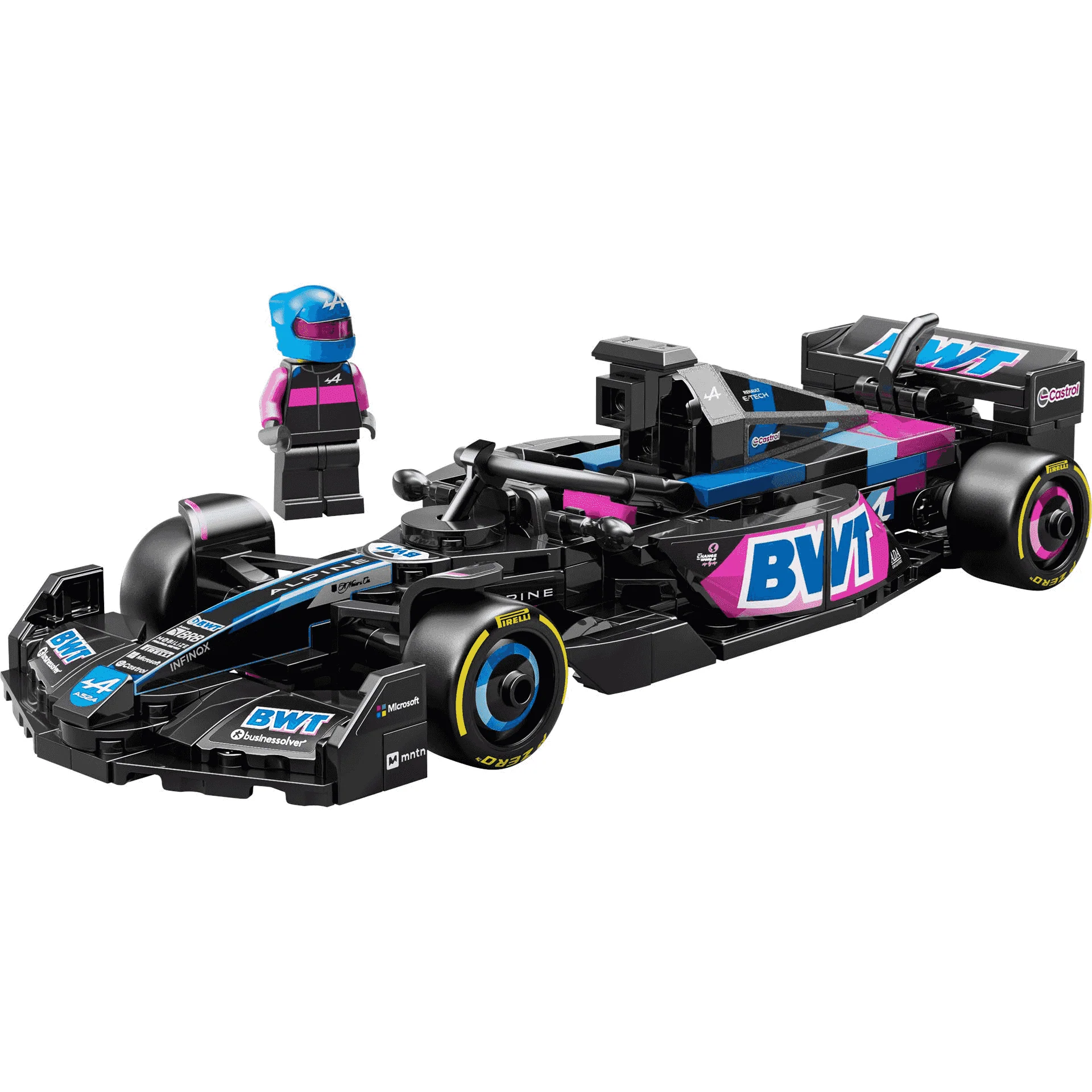 LEGO Speed Champions Coche de Carreras BWT Alpine F1 Team A524 77248 - Image 3