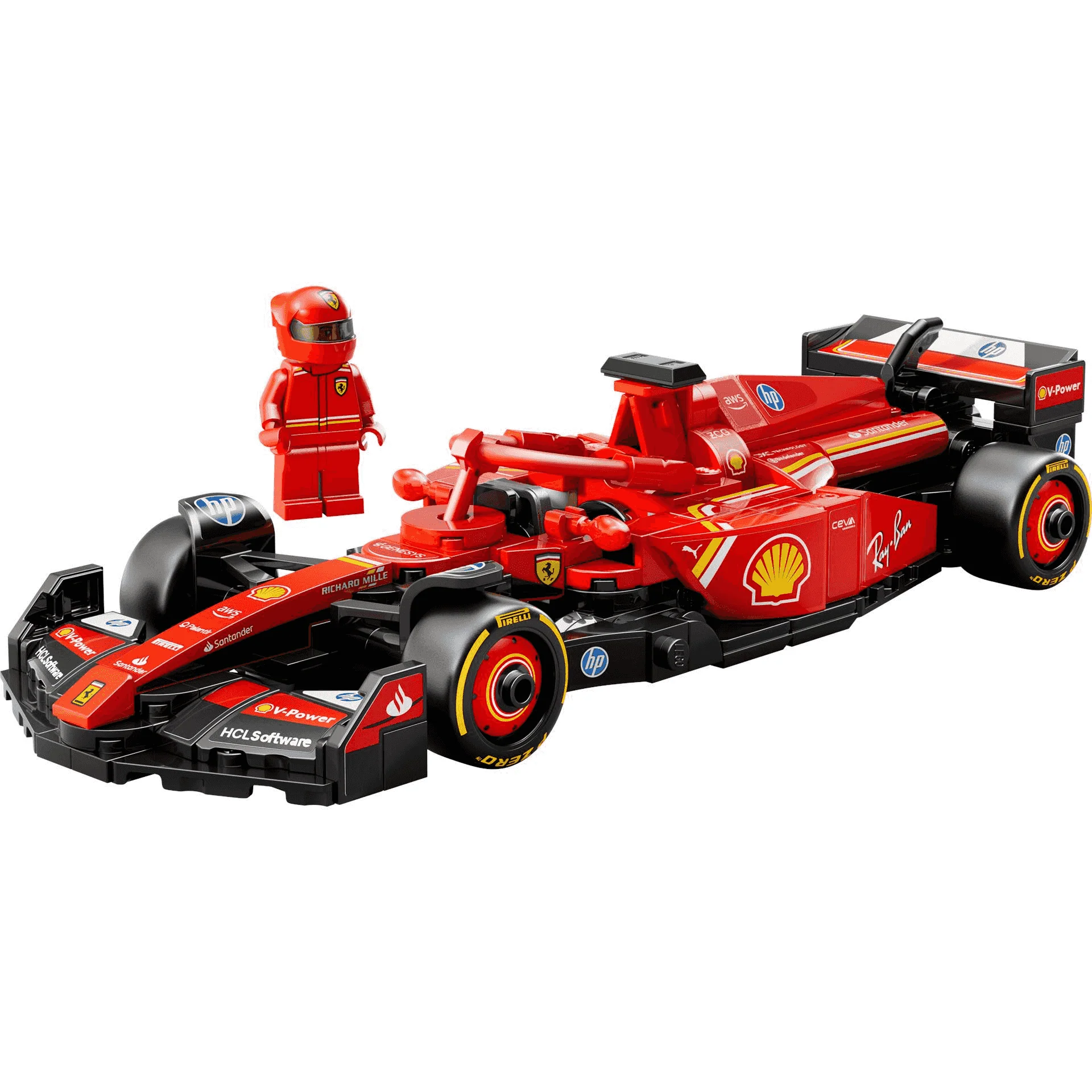 LEGO Speed Champions Coche de Carreras Ferrari SF-24 F1 77242 - Image 3