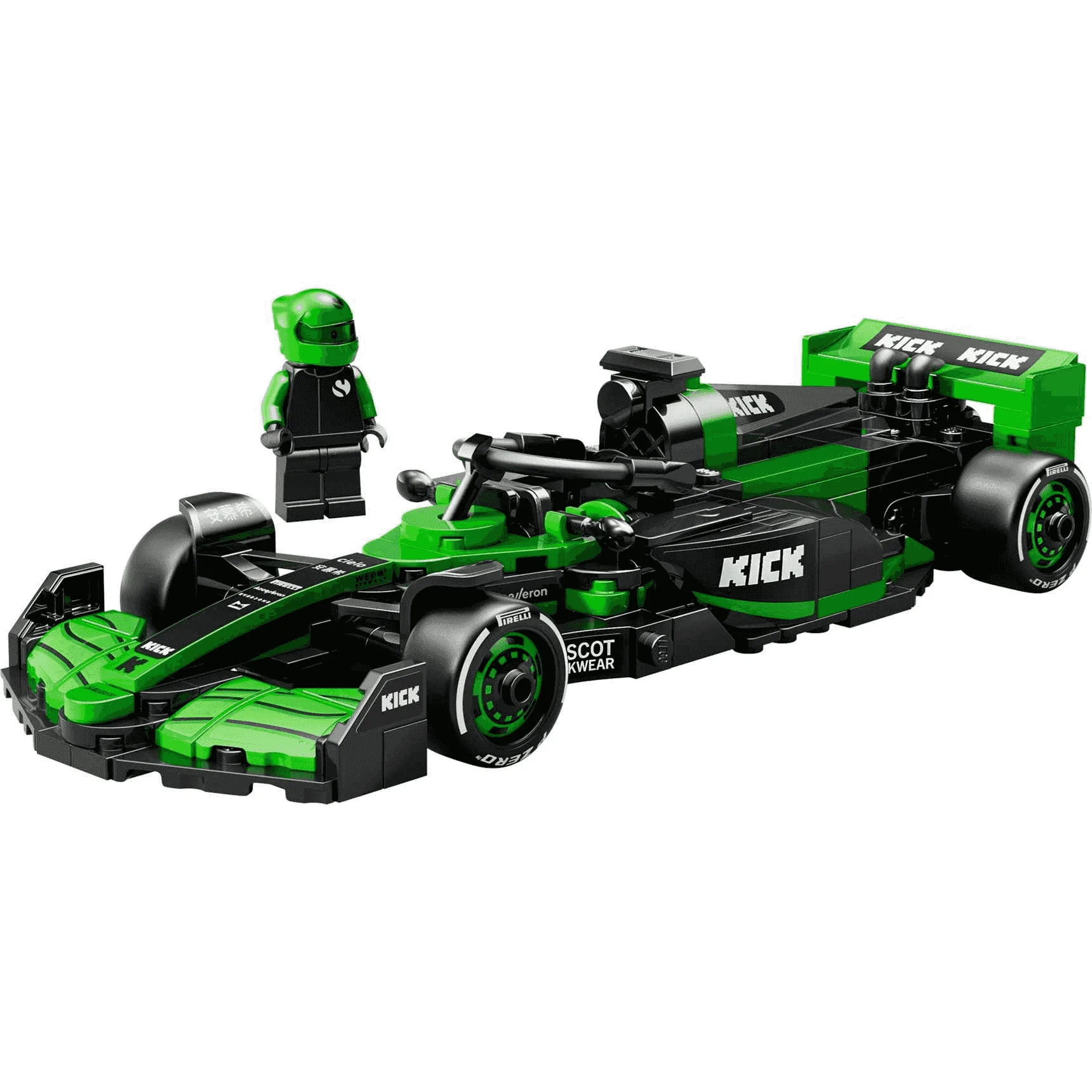 LEGO Speed Champions Coche de Carreras KICK Sauber F1 Team C44 77247