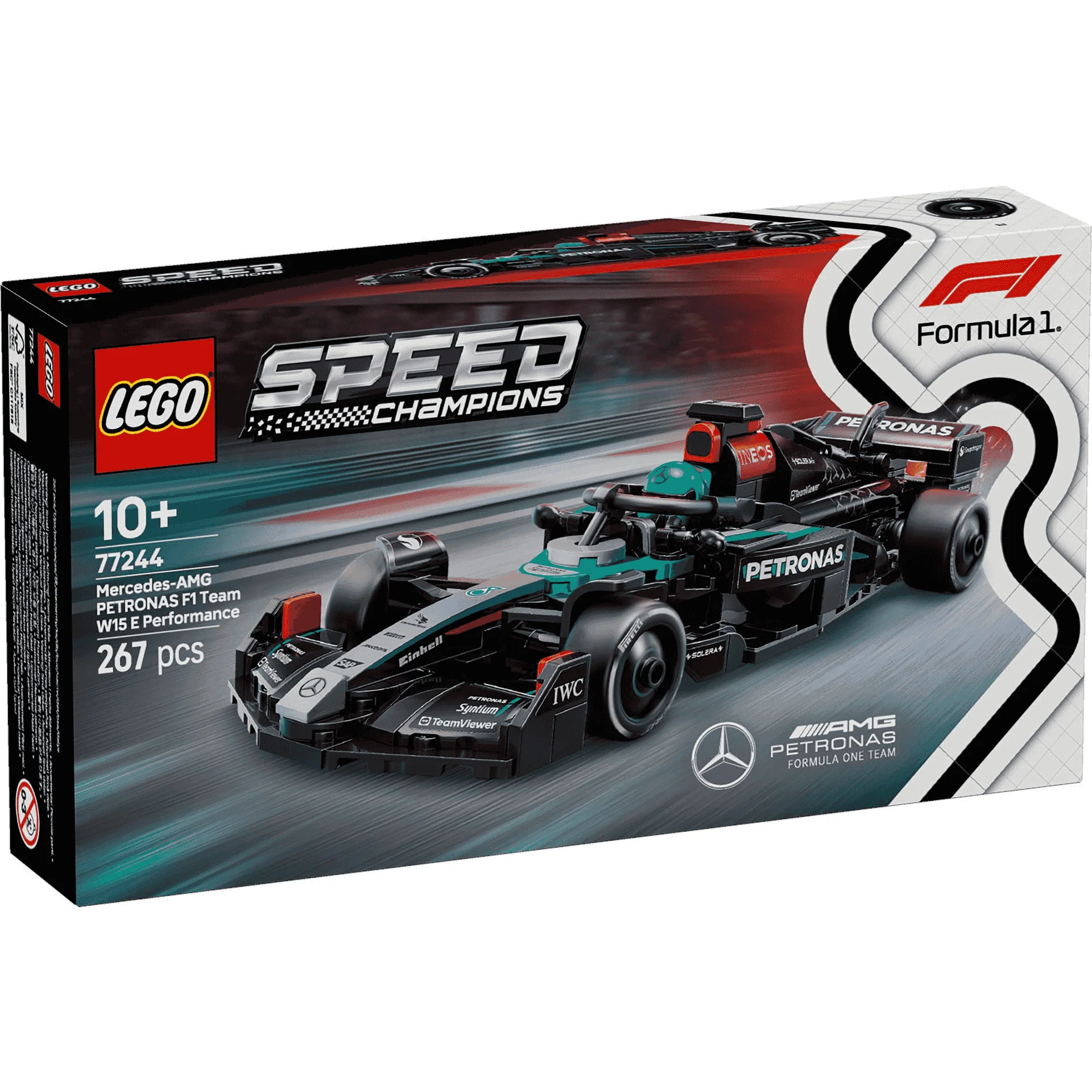 LEGO Speed Champions Coche de Carreras Mercedes-AMG F1 W15 77244