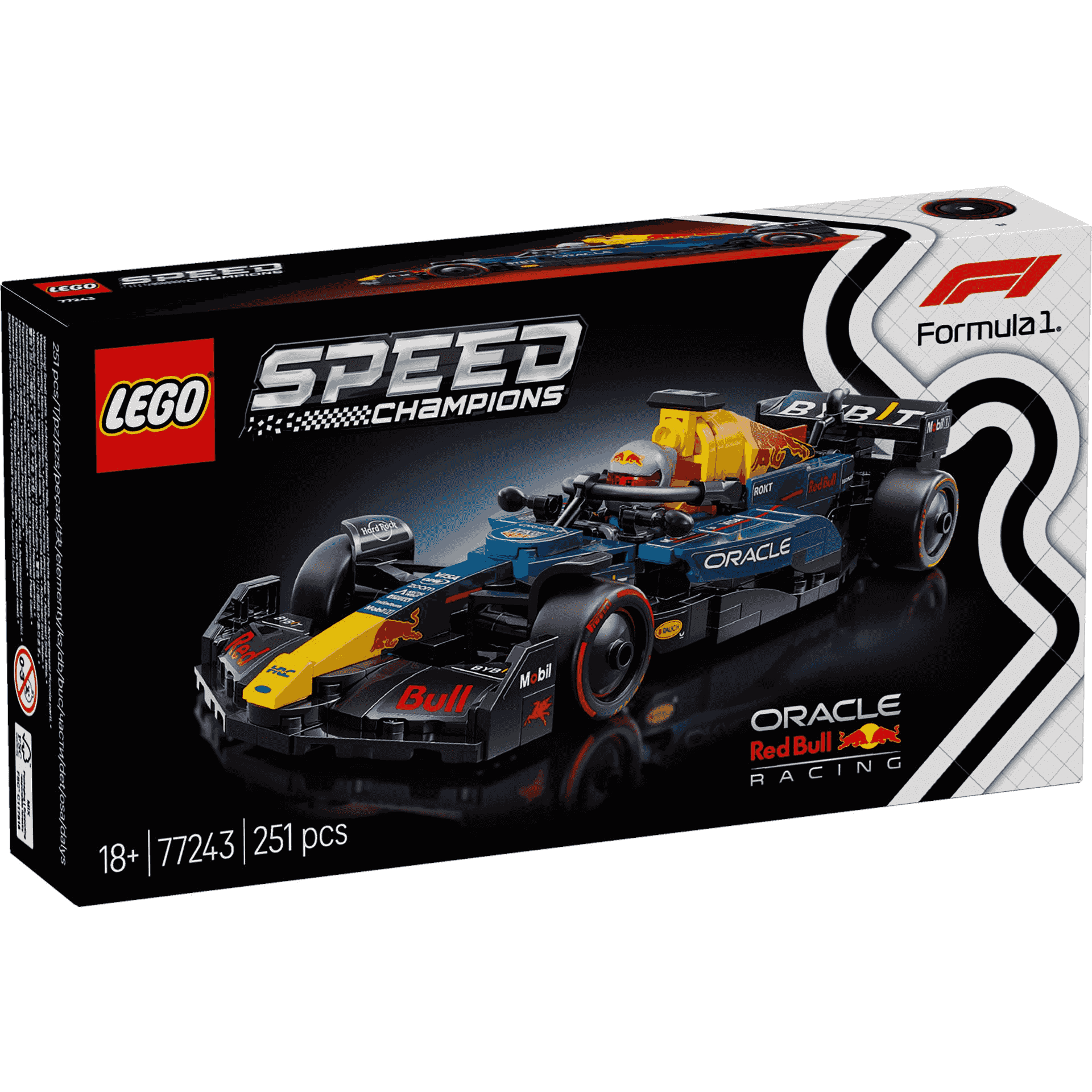 LEGO Speed Champions Coche de Carreras Oracle Red Bull Racing RB20 F1 77243