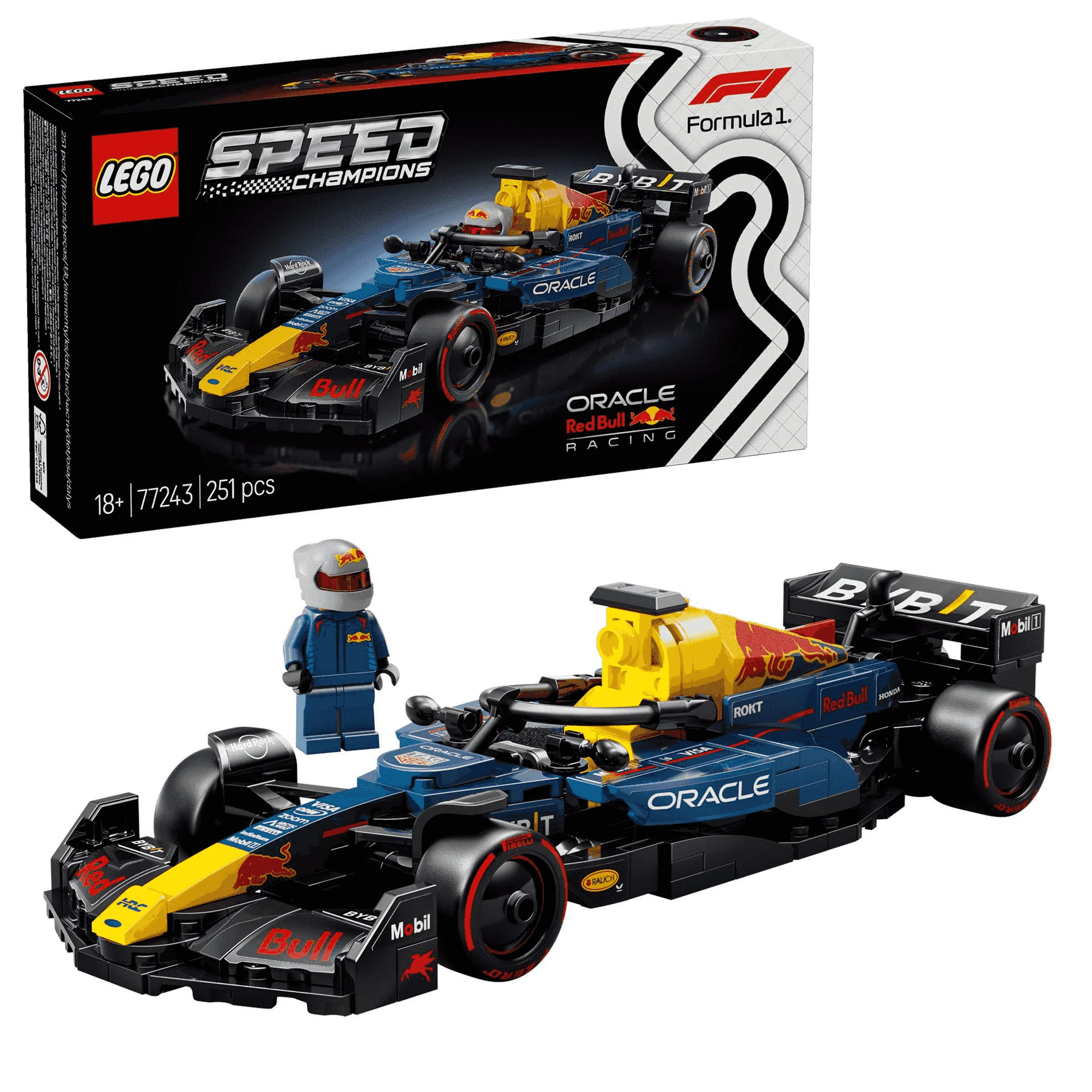 LEGO Speed Champions Coche de Carreras Oracle Red Bull Racing RB20 F1 77243 - Image 2
