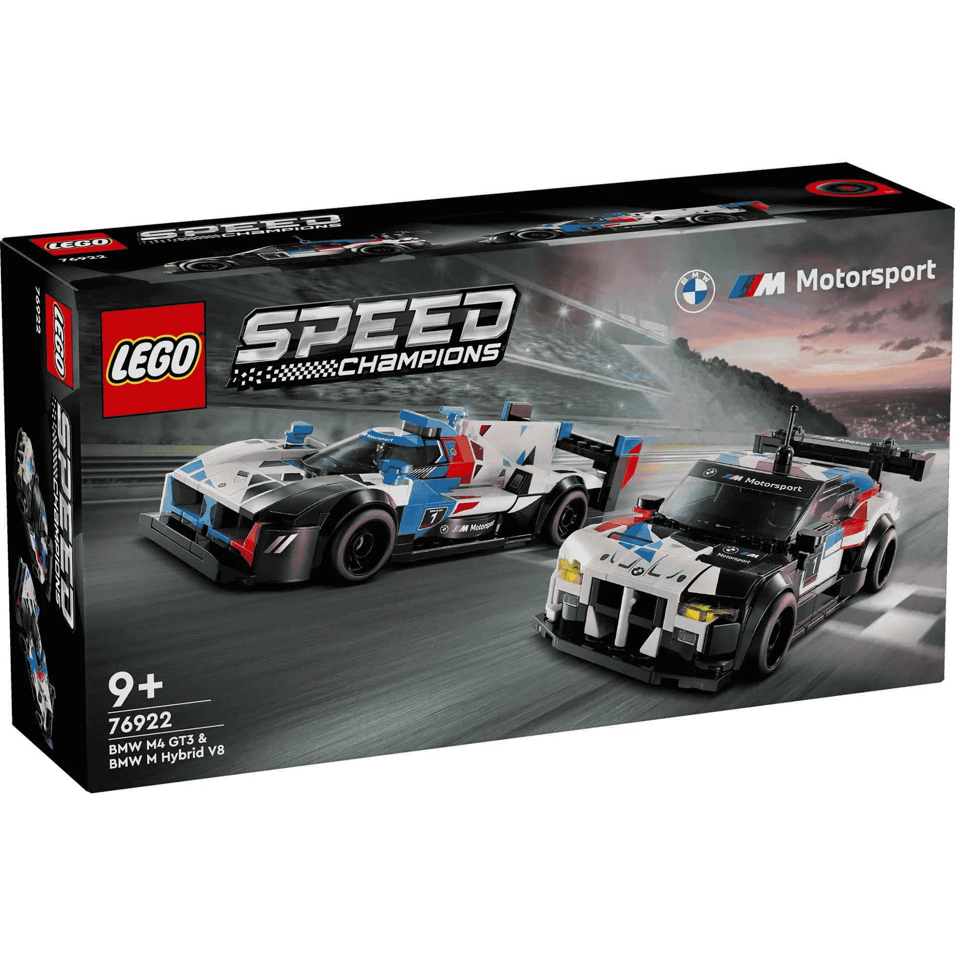 LEGO Speed Champions Coches de Carreras BMW M4 GT3 y BMW M Hybrid V8 76922 - Image 5