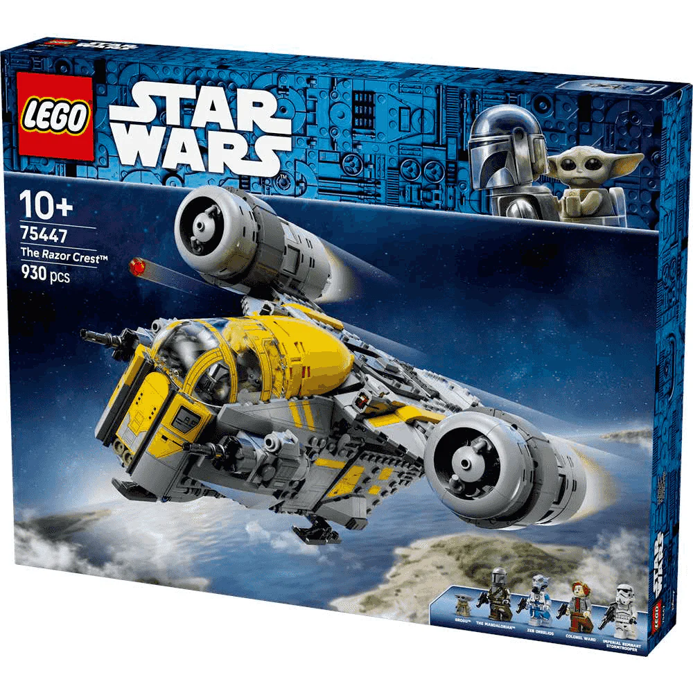 LEGO Star Wars™ The Razor Crest™ 75447 con Mandaloriano y Grogu – Set construcción 930 piezas +10 a - Image 3