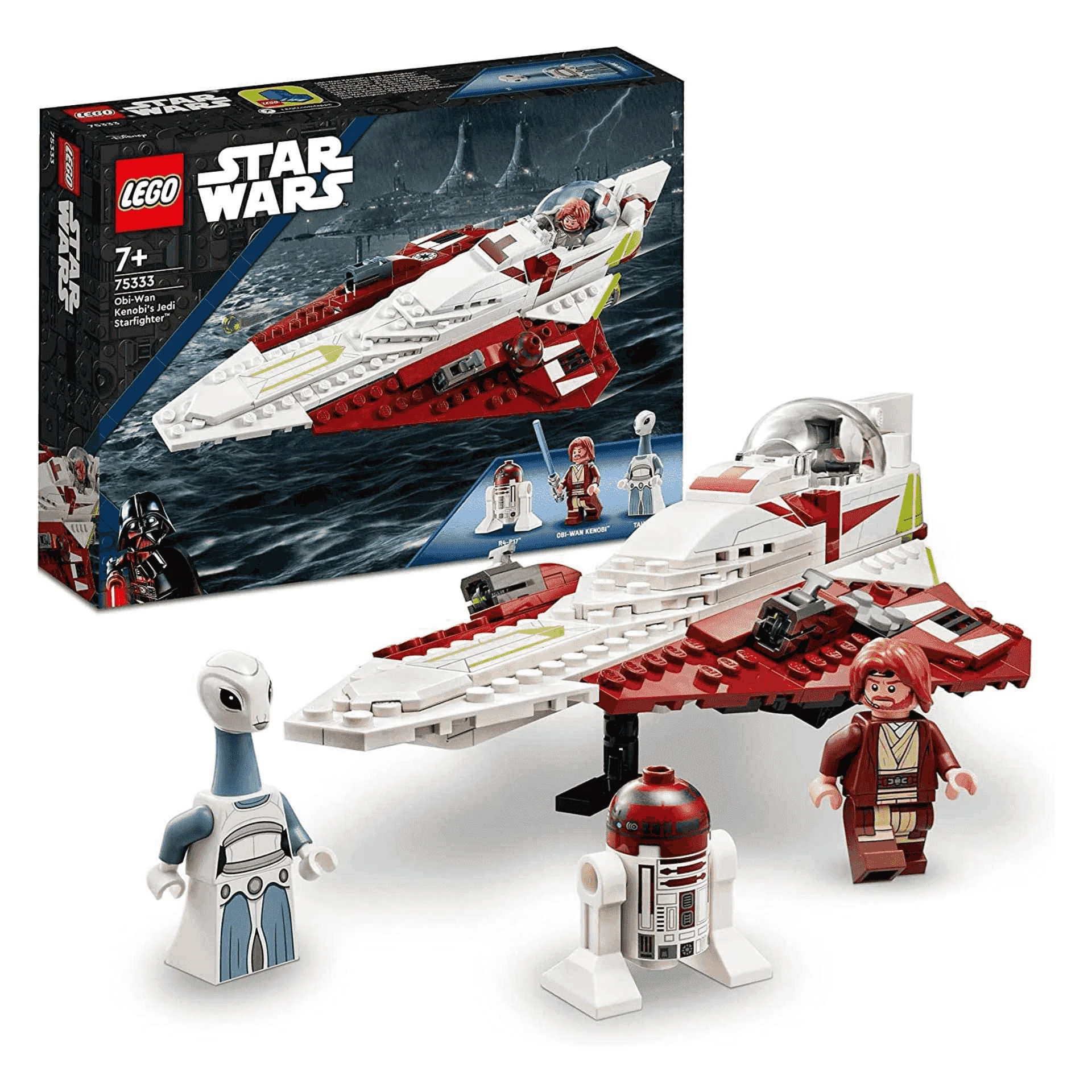 LEGO Star Wars 75333 Caza Estelar Jedi de Obi-Wan Kenobi (282 piezas)