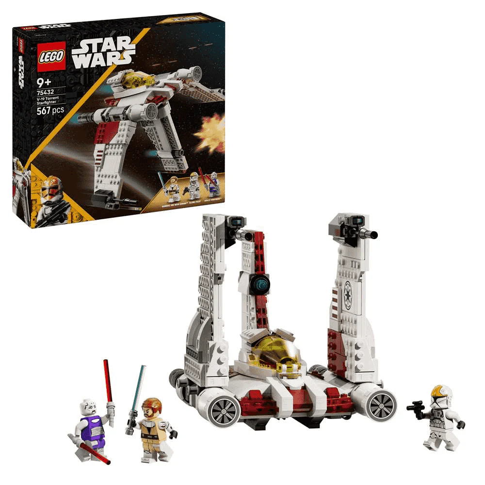 LEGO Star Wars: Las Guerras Clon Caza Estelar V-19 Torrent 75432 (567 piezas) - 9+ años - Image 2