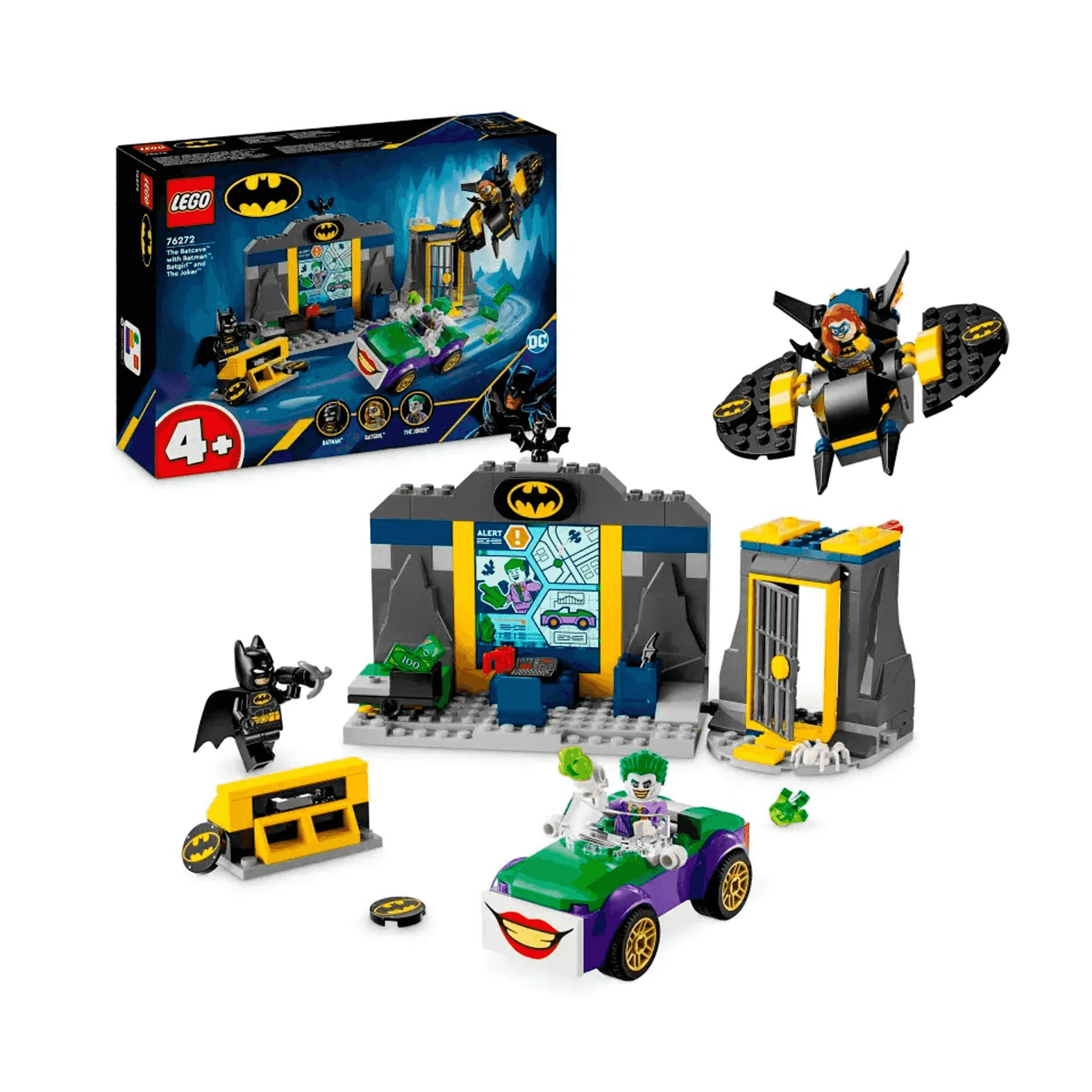 LEGO Super Heroes DC Batcueva con Batman, Batgirl y The Joker 76272