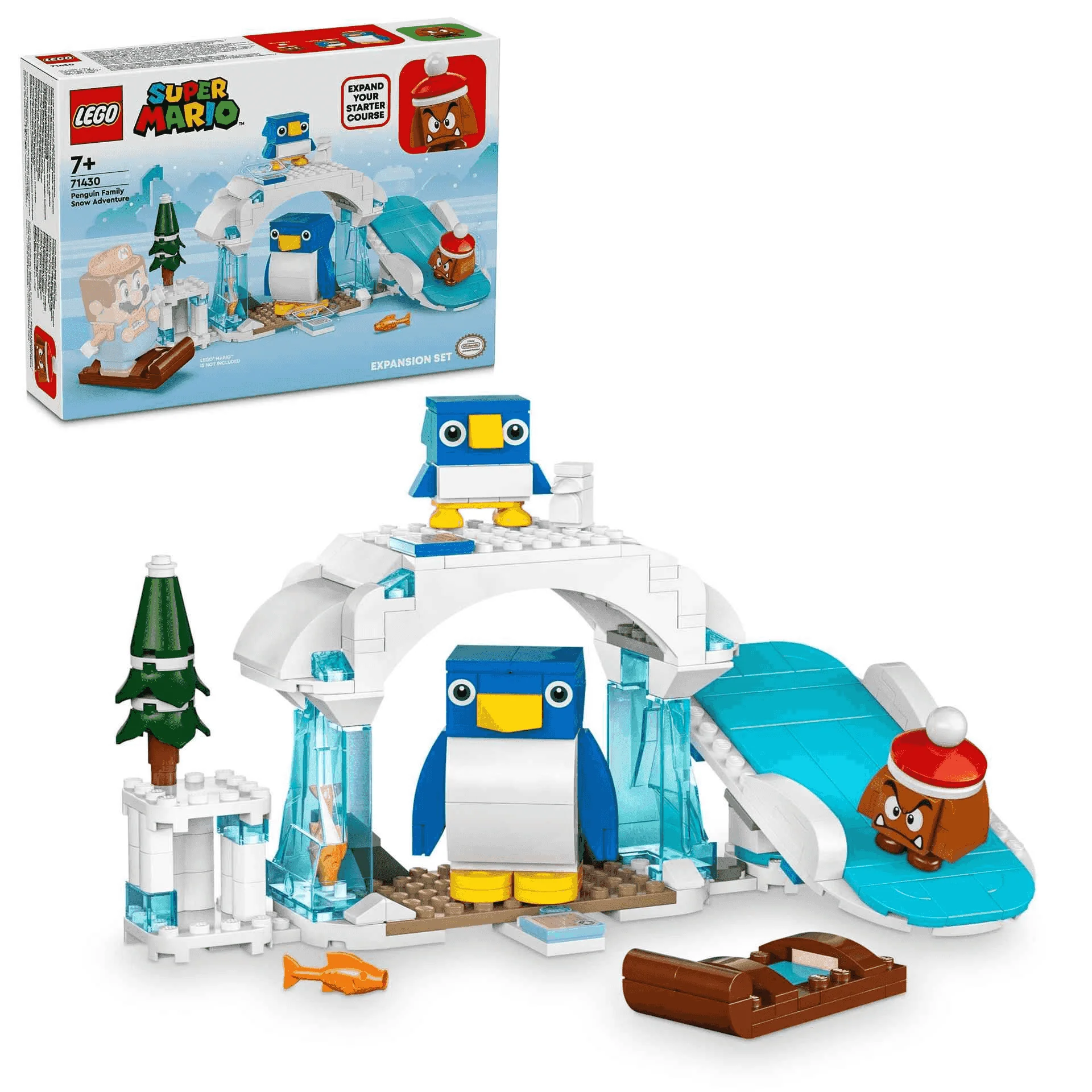LEGO Super Mario™ Set de Expansión: Aventura en la nieve de la familia Pingüi