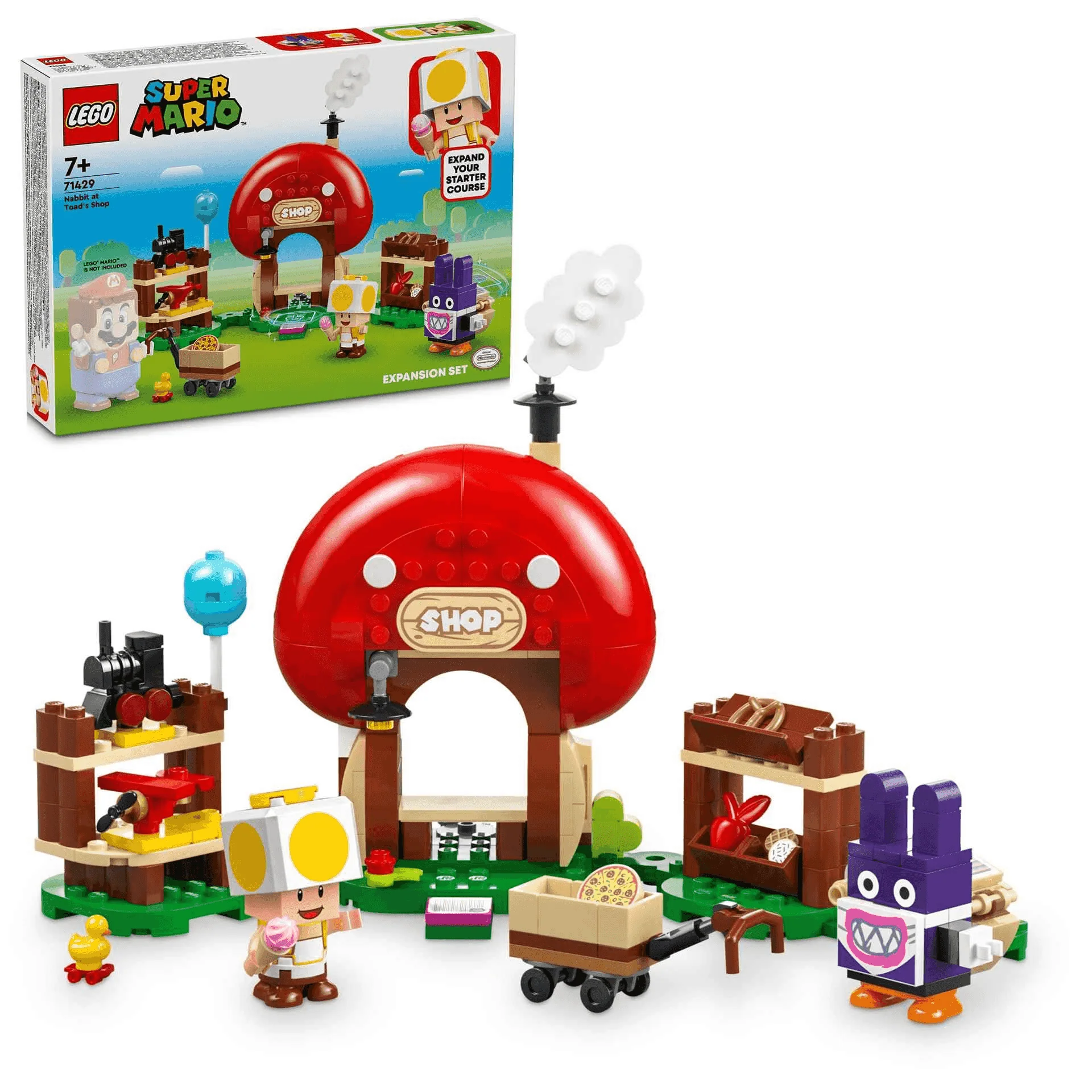 LEGO Super Mario™ Set de Expansión: Caco Gazapo en la tienda de Toad