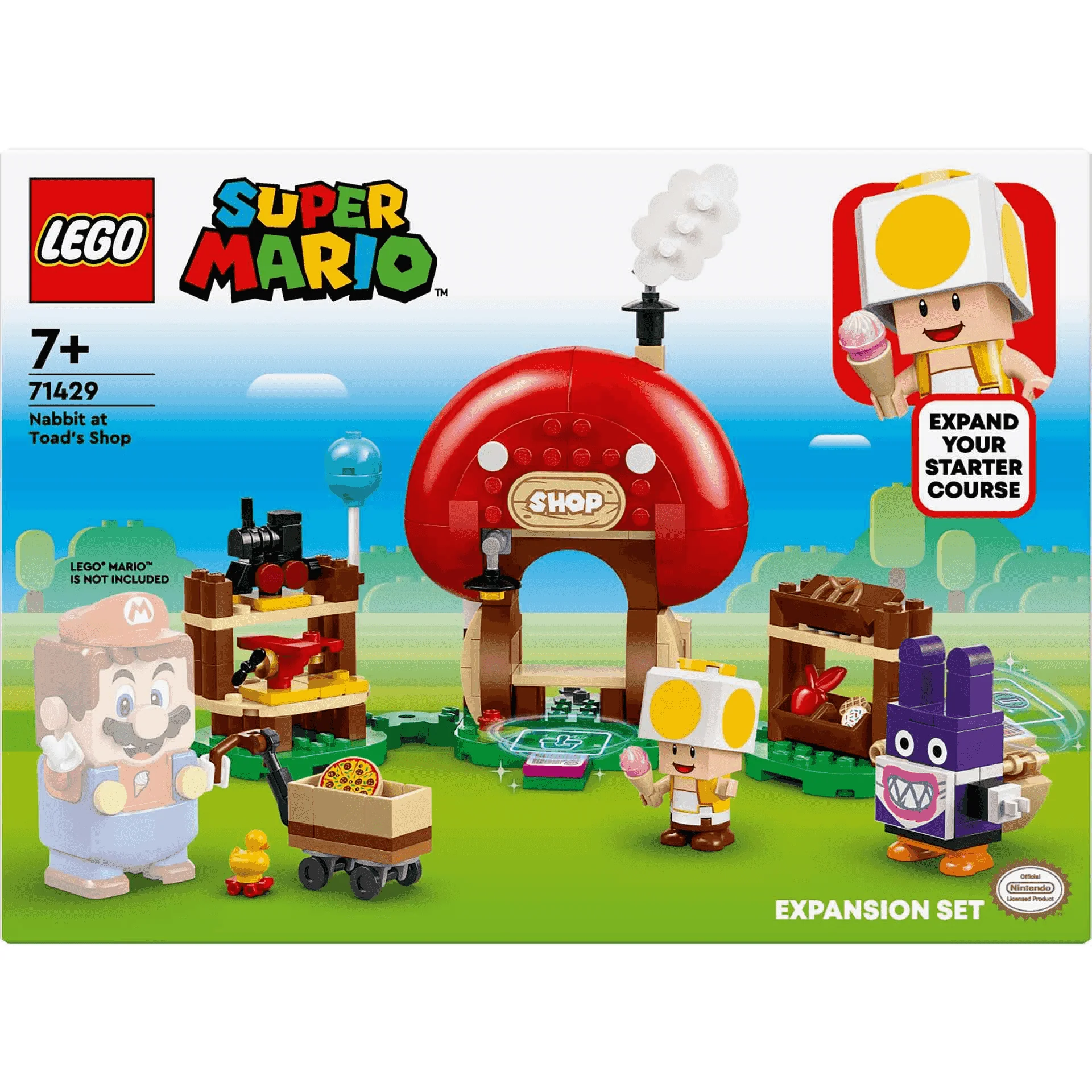 LEGO Super Mario™ Set de Expansión: Caco Gazapo en la tienda de Toad - Image 3